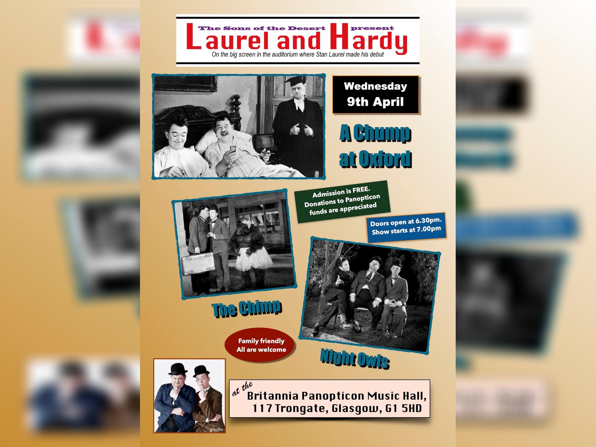 Laurel and Hardy Film Night