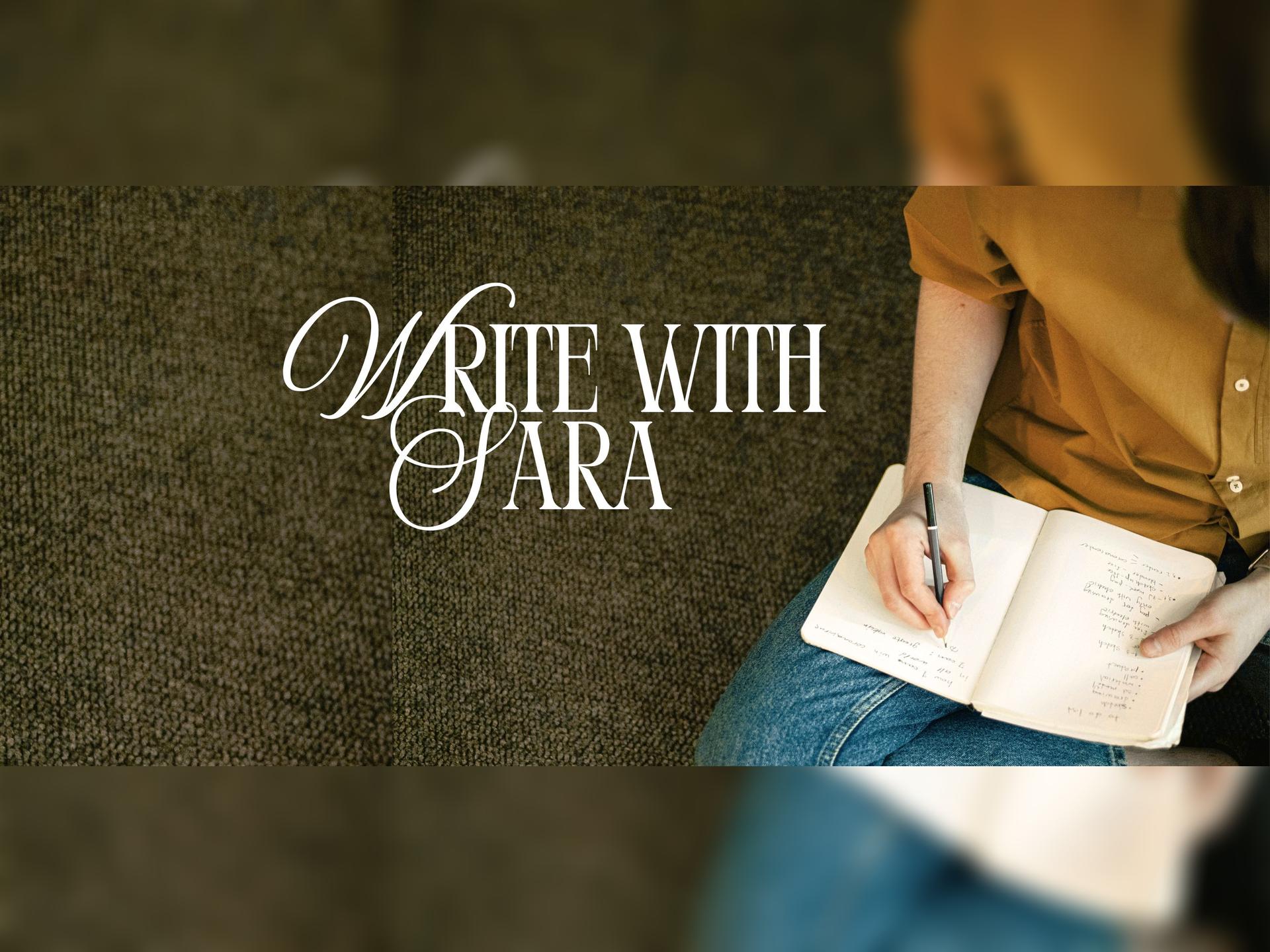 Write With Sara - Creative Writing Workshop