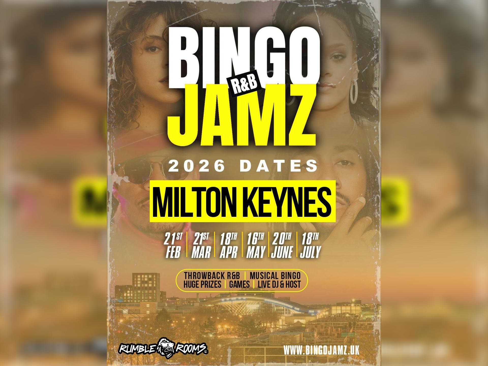 Bingo Jamz Milton Keynes 2026