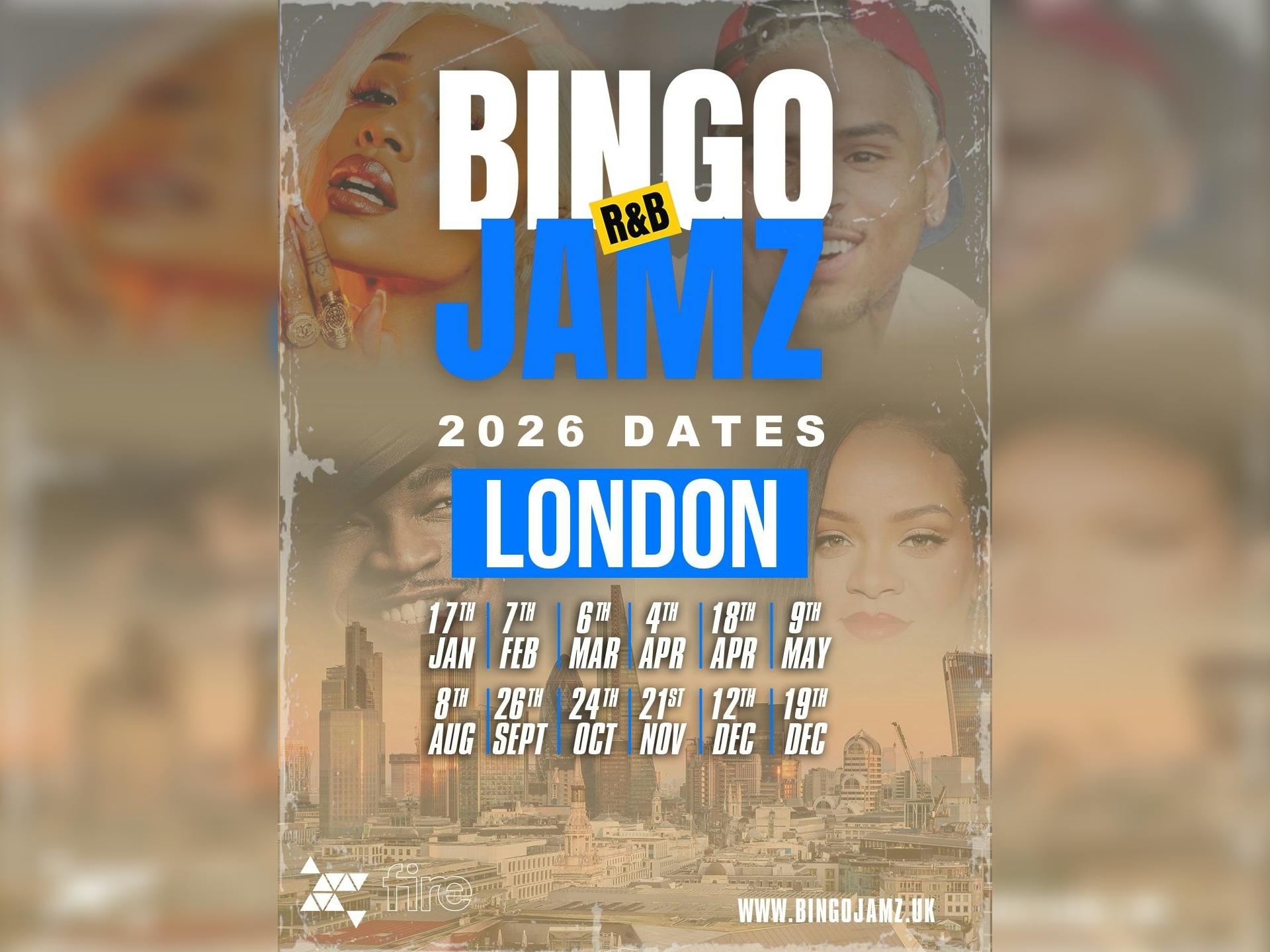 Bingo Jamz London | 2026
