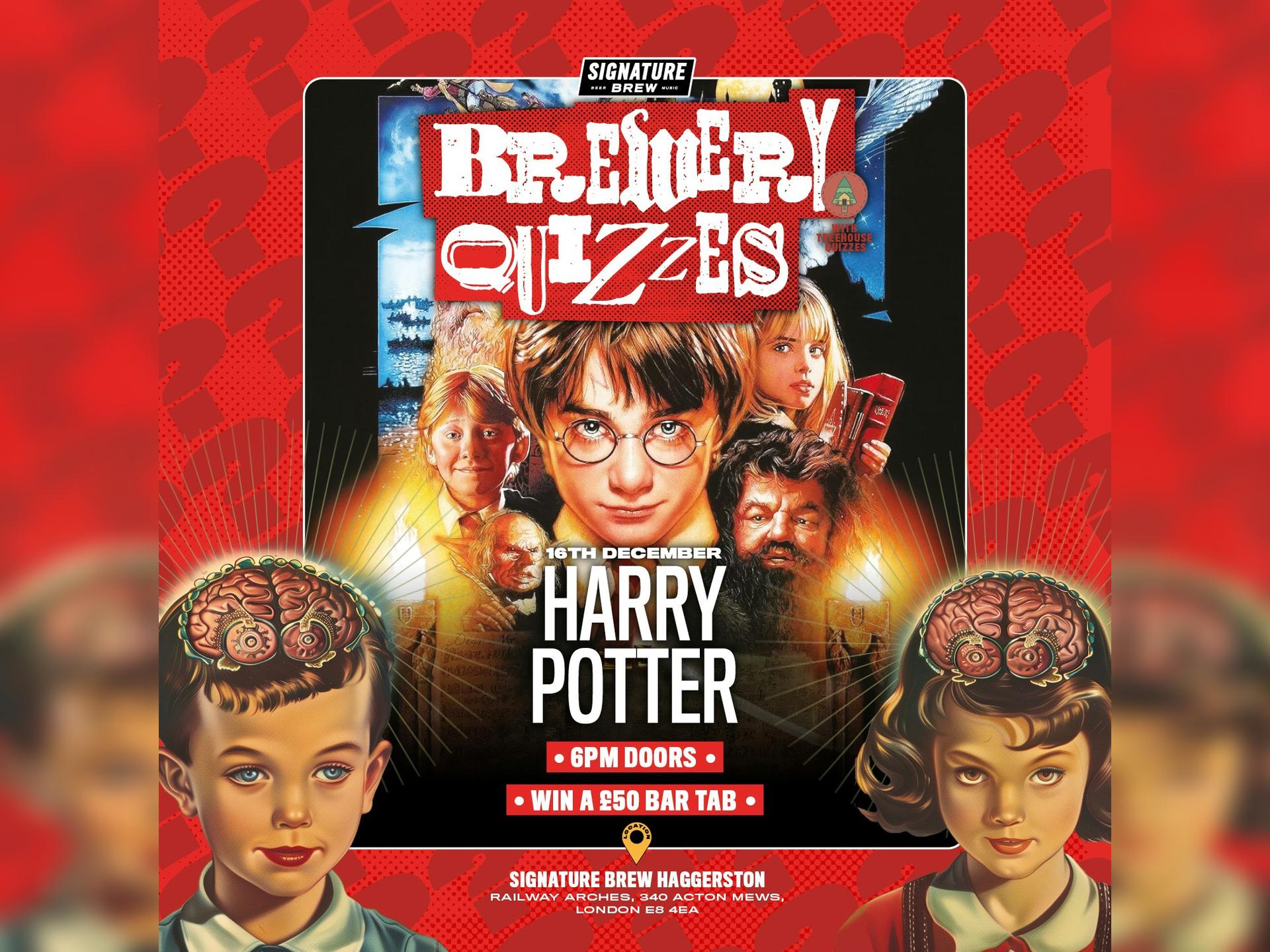 Harry Potter Brewery Quiz Haggerston