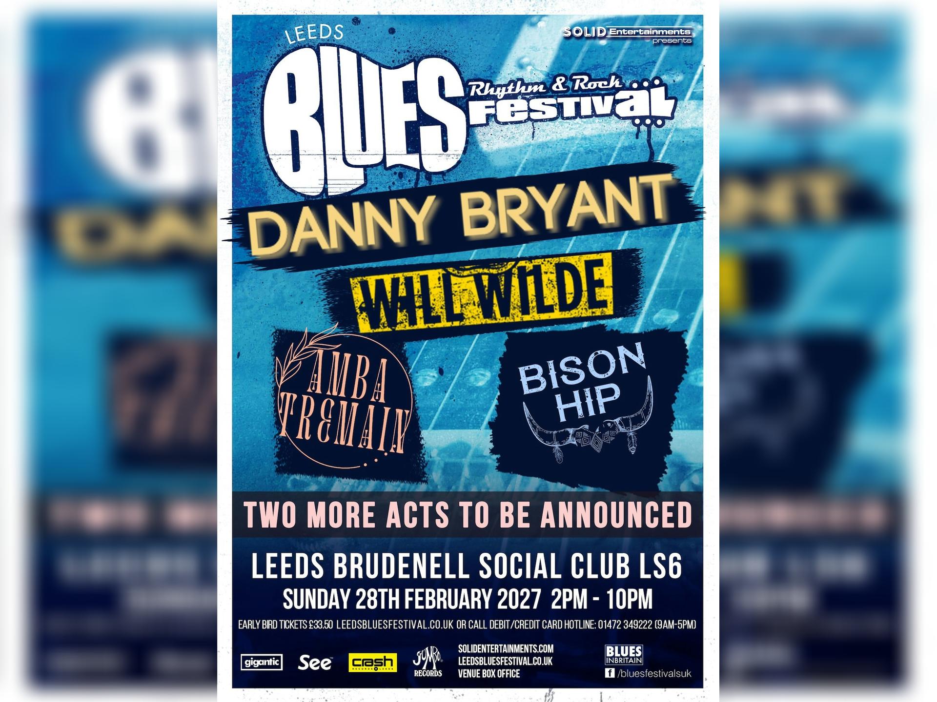 Leeds Blues, Rhythm & Rock Festival 2027
