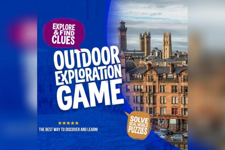 Glasgow's West End: the Portal Traveler Outdoor Exploration Game