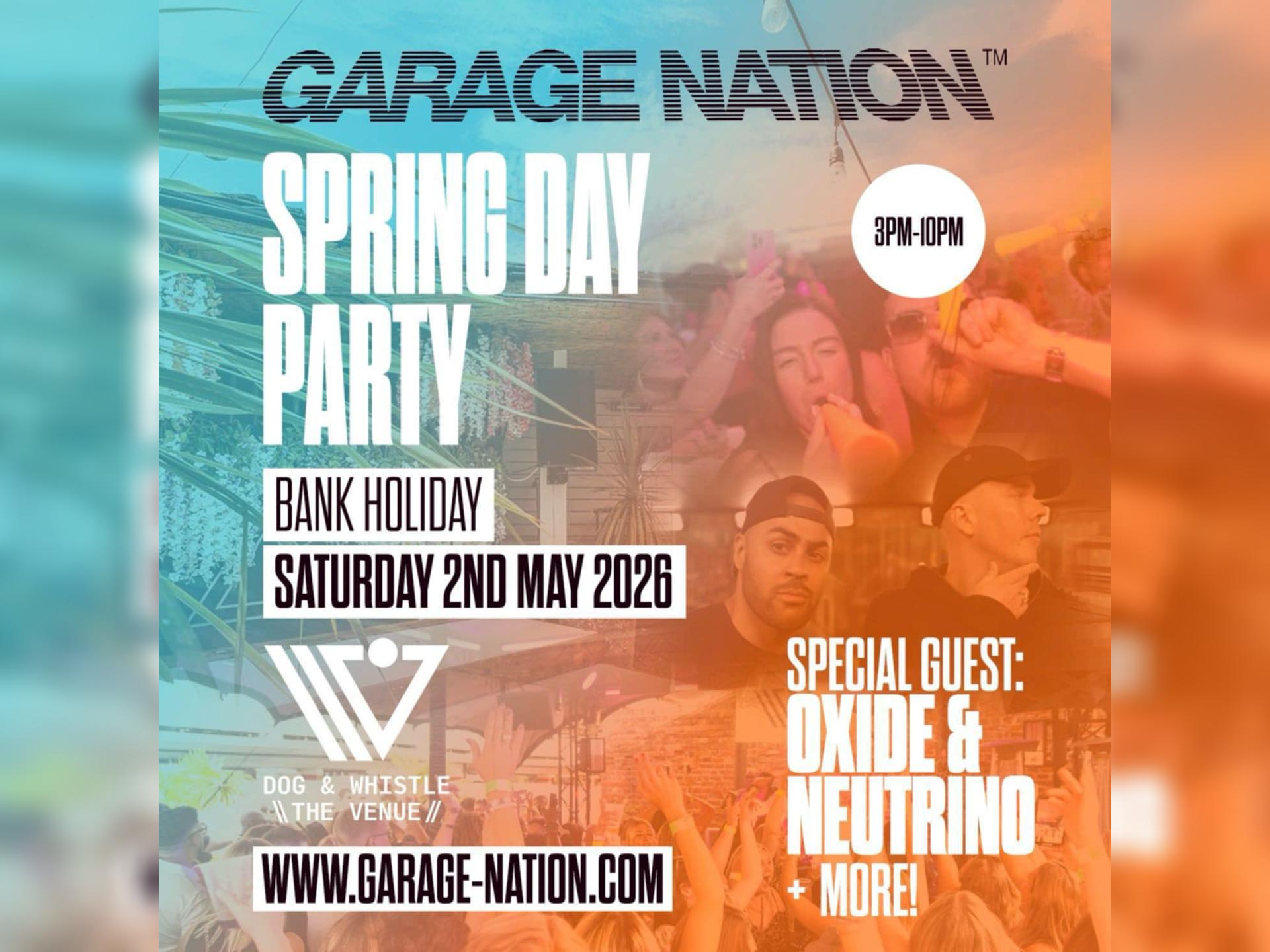 Garage Nation Spring Day Party Hertford