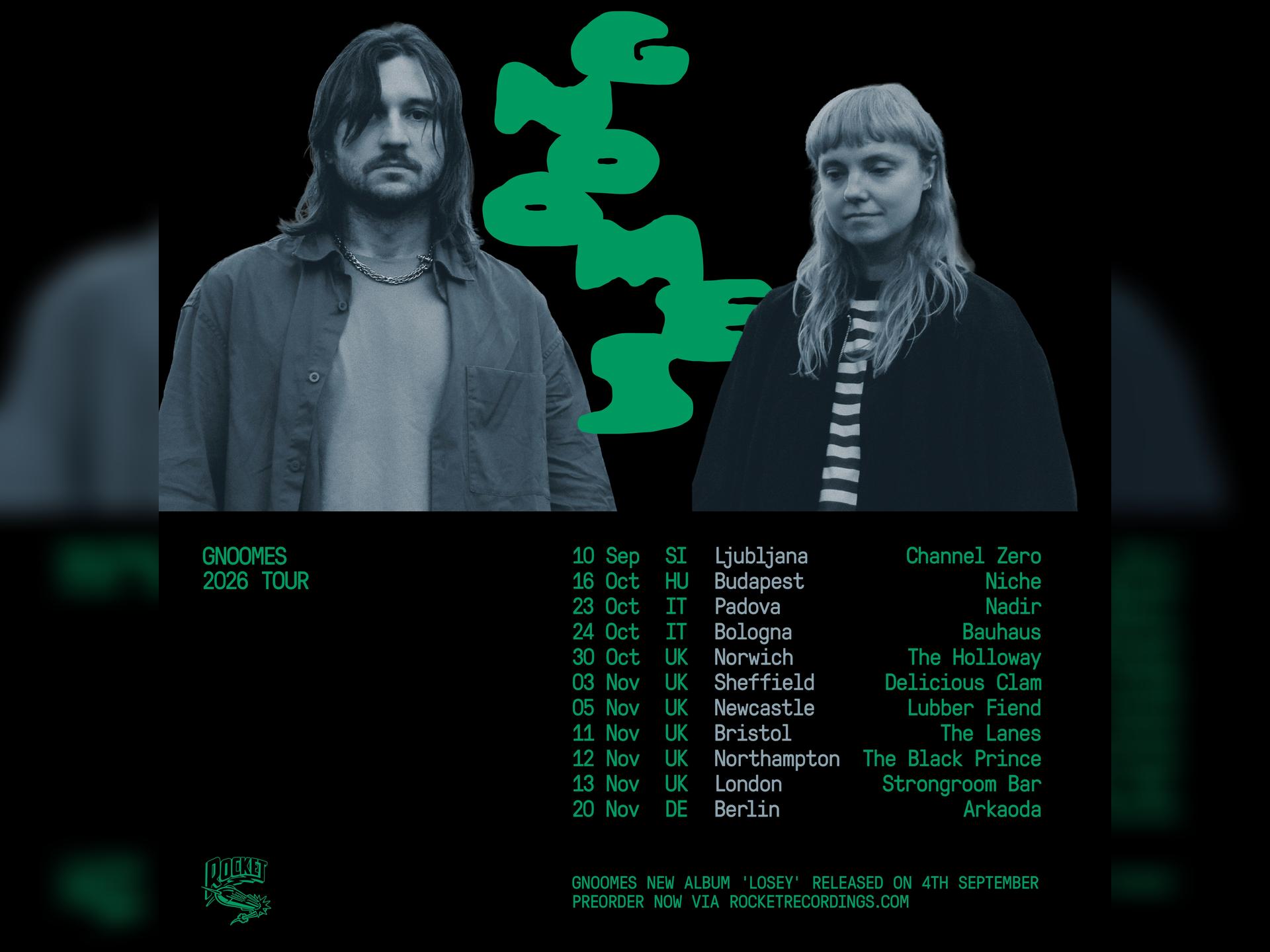 Osp Presents: Gnoomes (rocket Recordings) + Telemat (de)