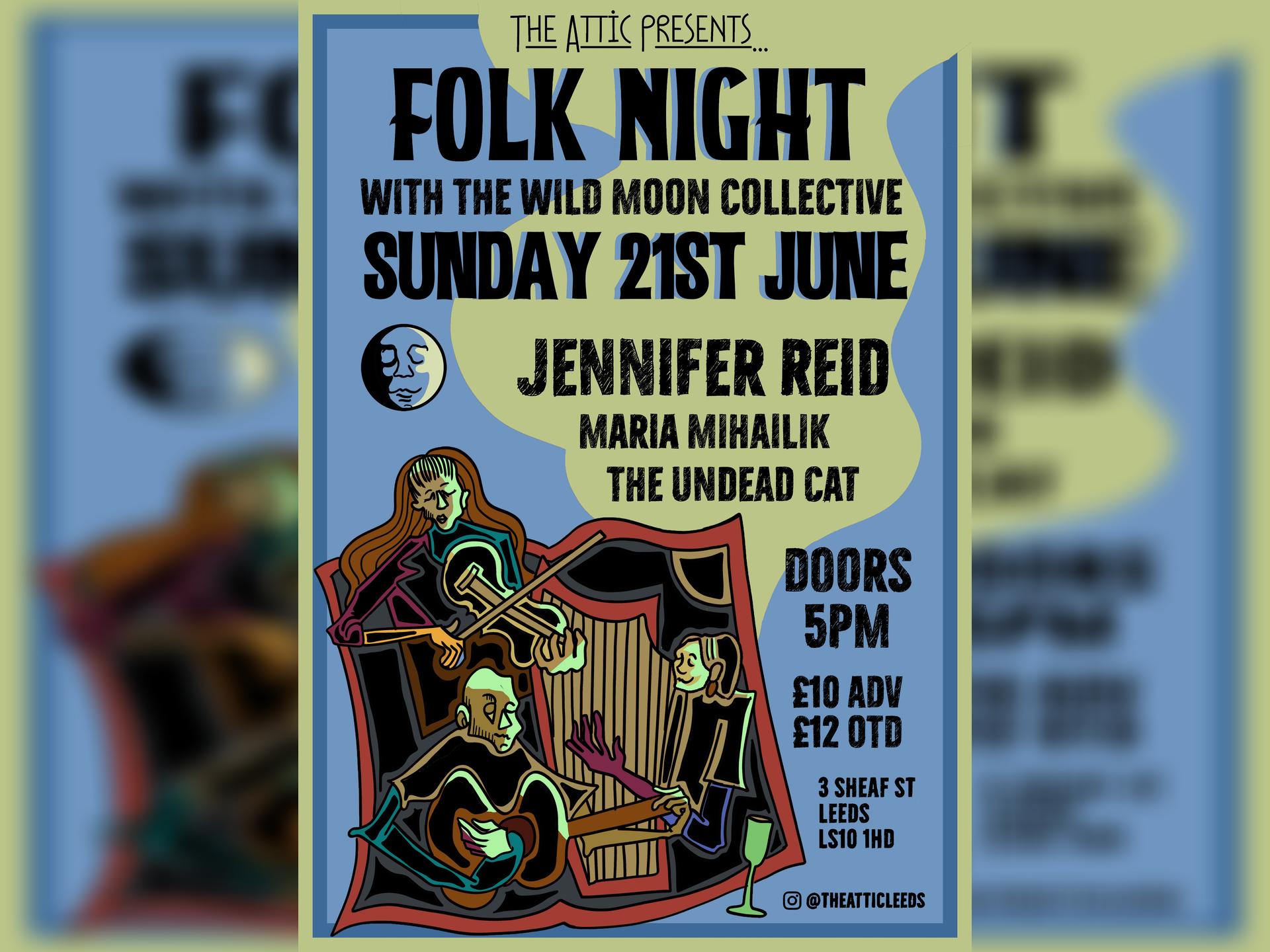 Folk Night With the Wild Moon Collective