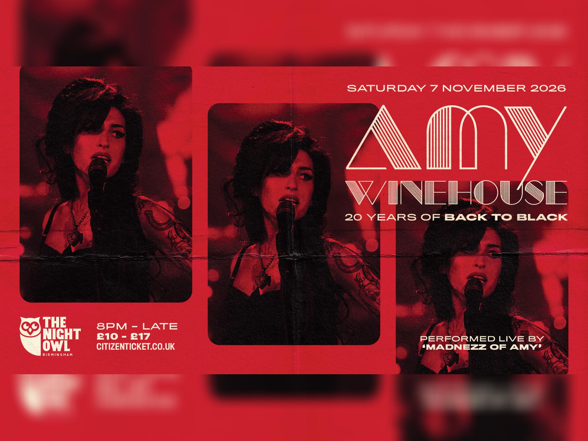 Amy Winehouse Tribute Night with Madnezz of Amy