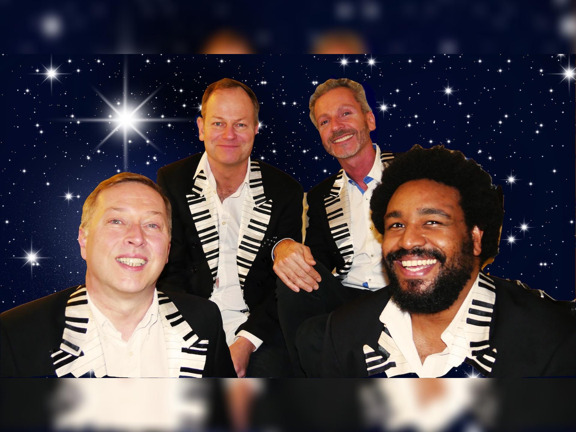 4 Poofs And A Piano Garden Party