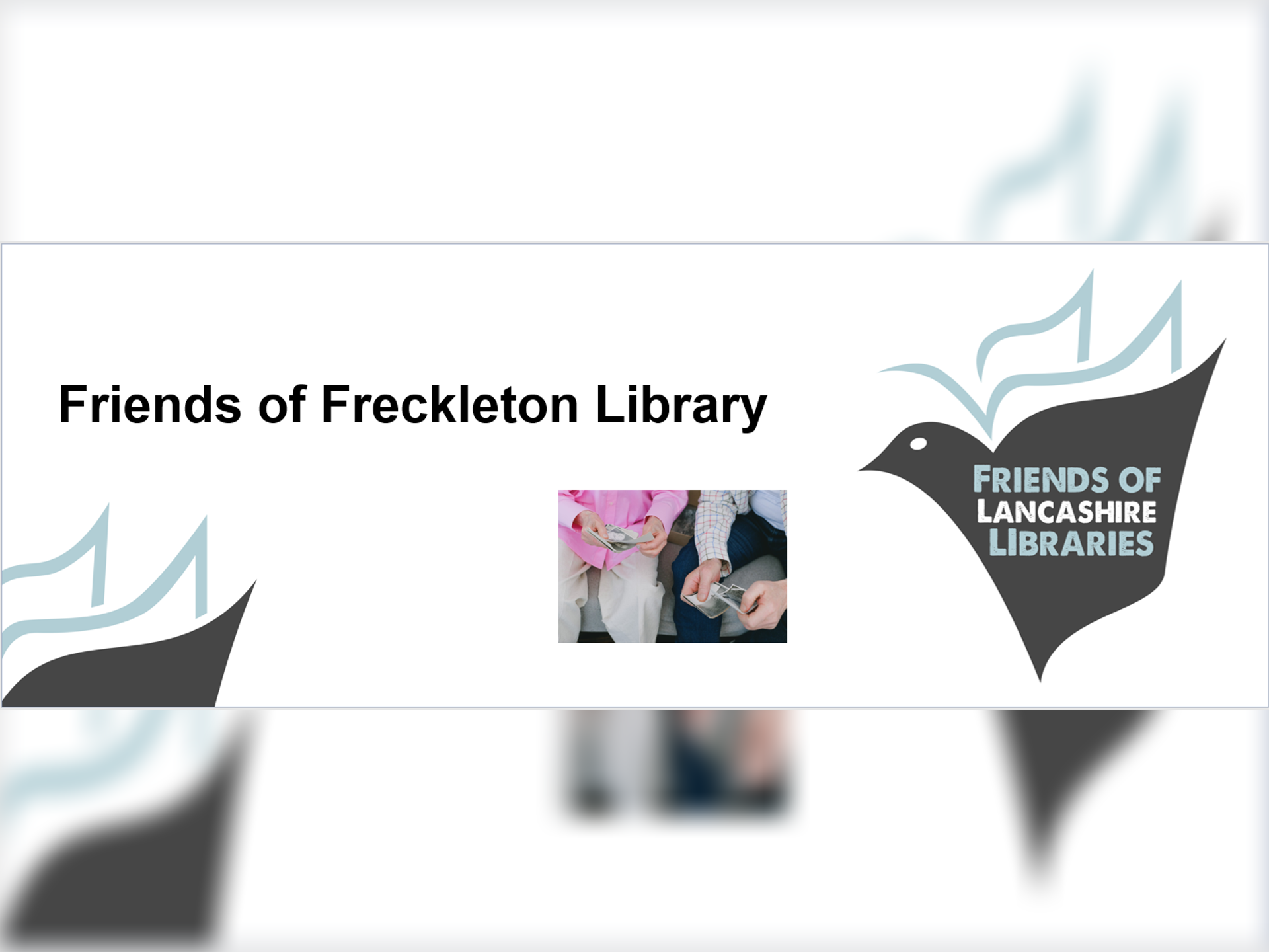 Friends of Freckleton Library Memory Lane Session