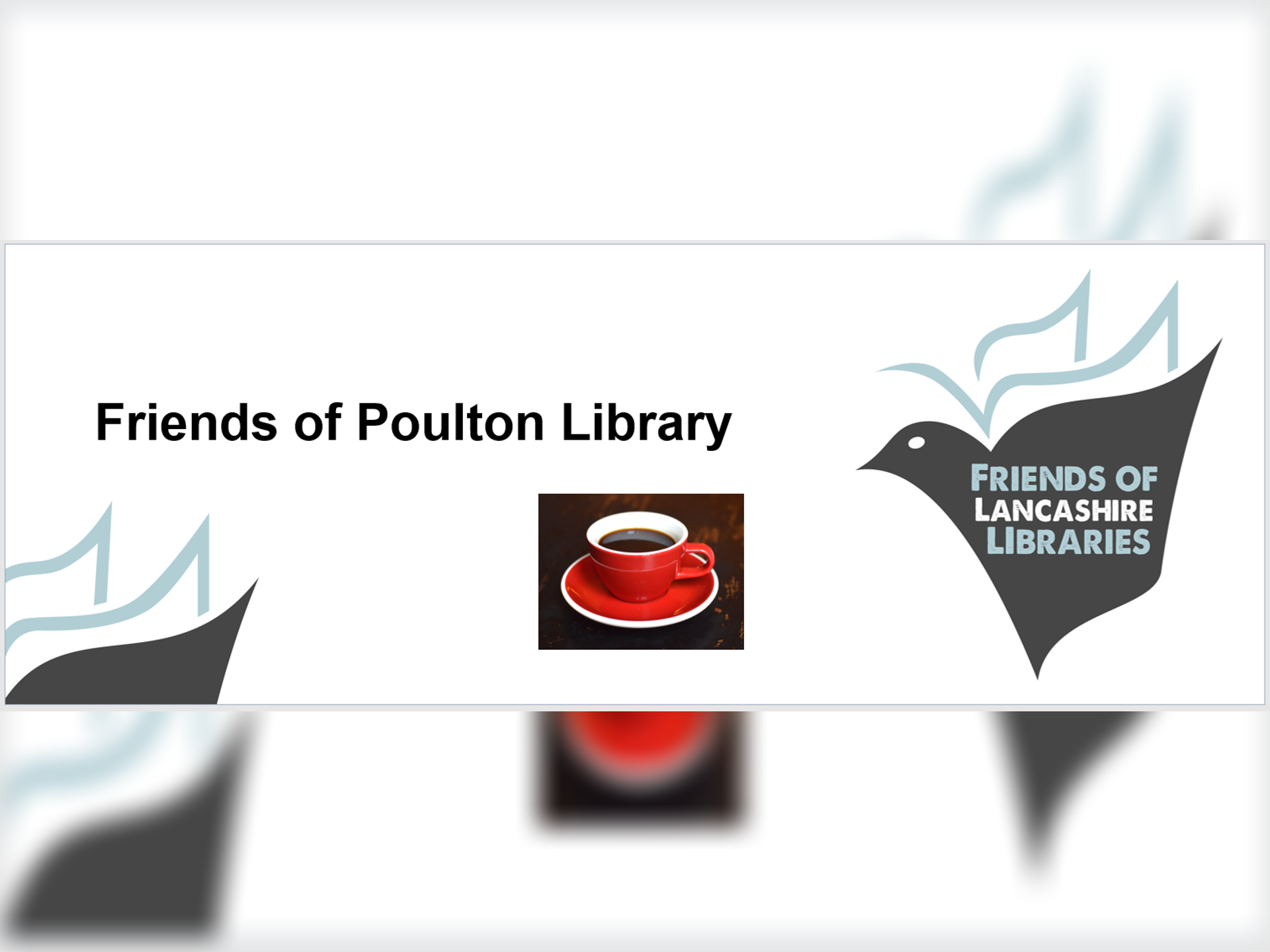 Poulton Library Friends Coffee Morning