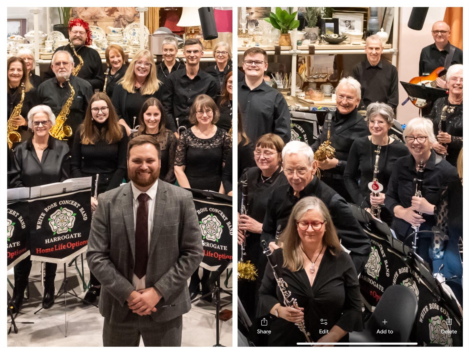White Rose Concert Band Christmas Performance