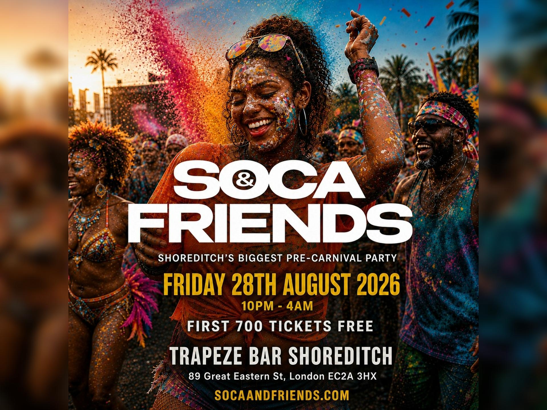 Soca & Friends - London's Soca Carnival Party