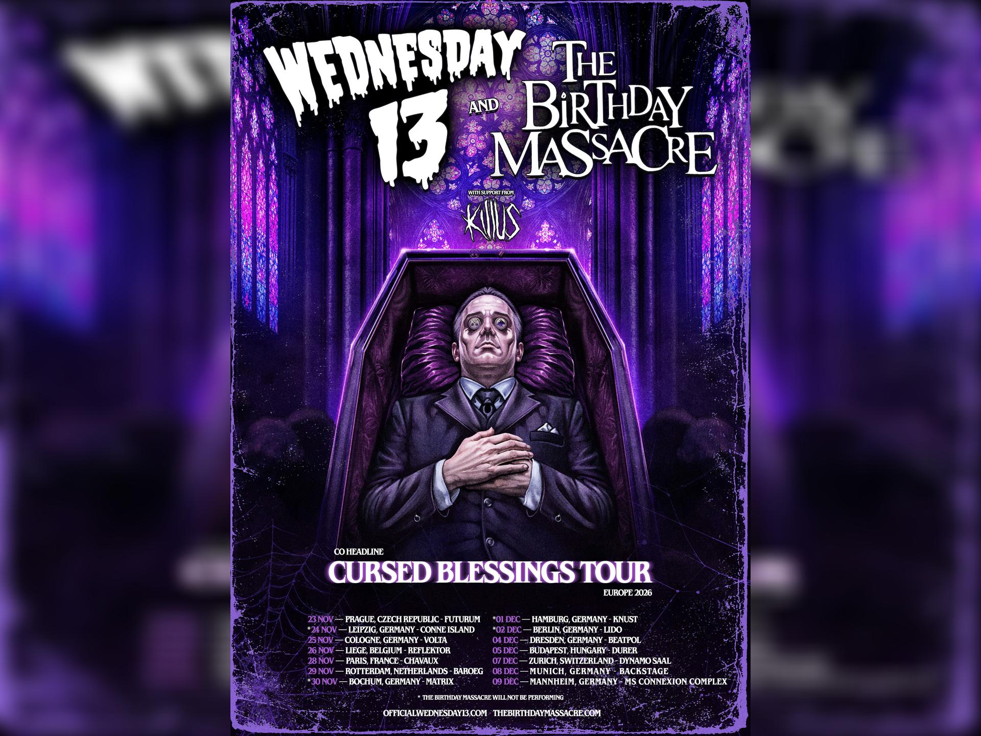 Wednesday 13 + the Birthday Massacre