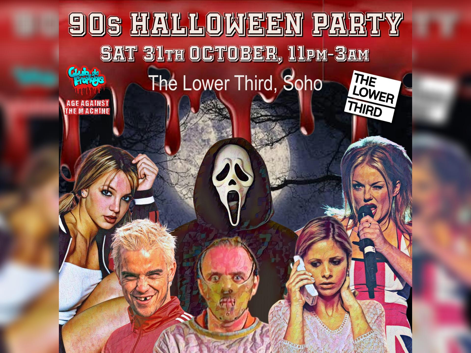 The 90s Halloween Party, 11pm-3am (18+)