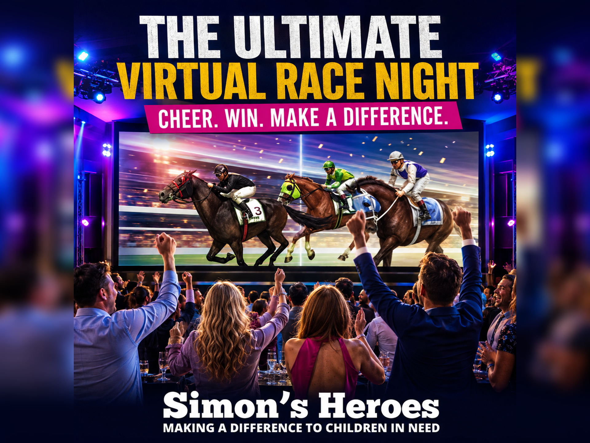Simon's Heroes Virtual Horse Race Charity Night