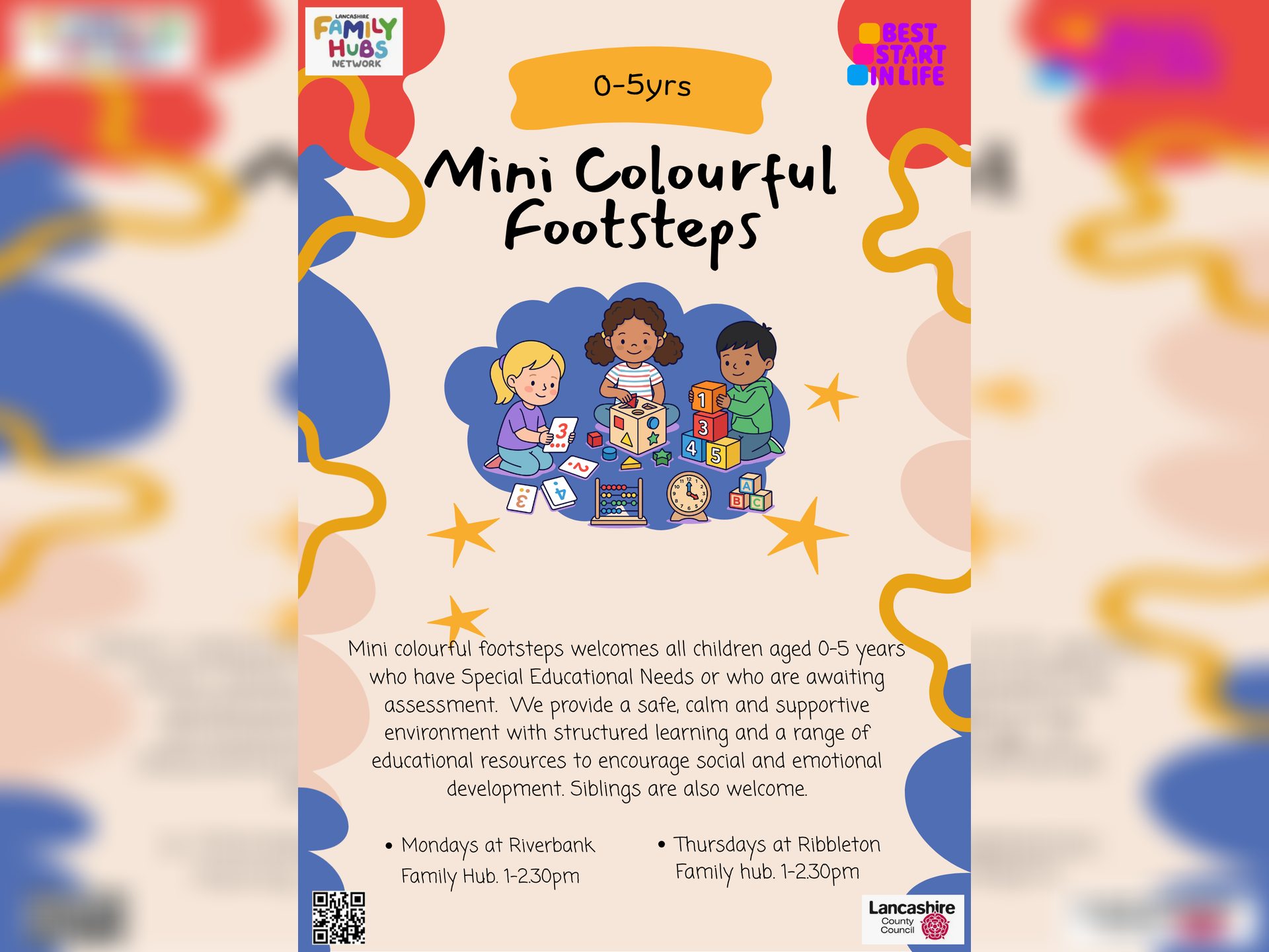 Send Mini Colourful Footsteps 2-5 Years