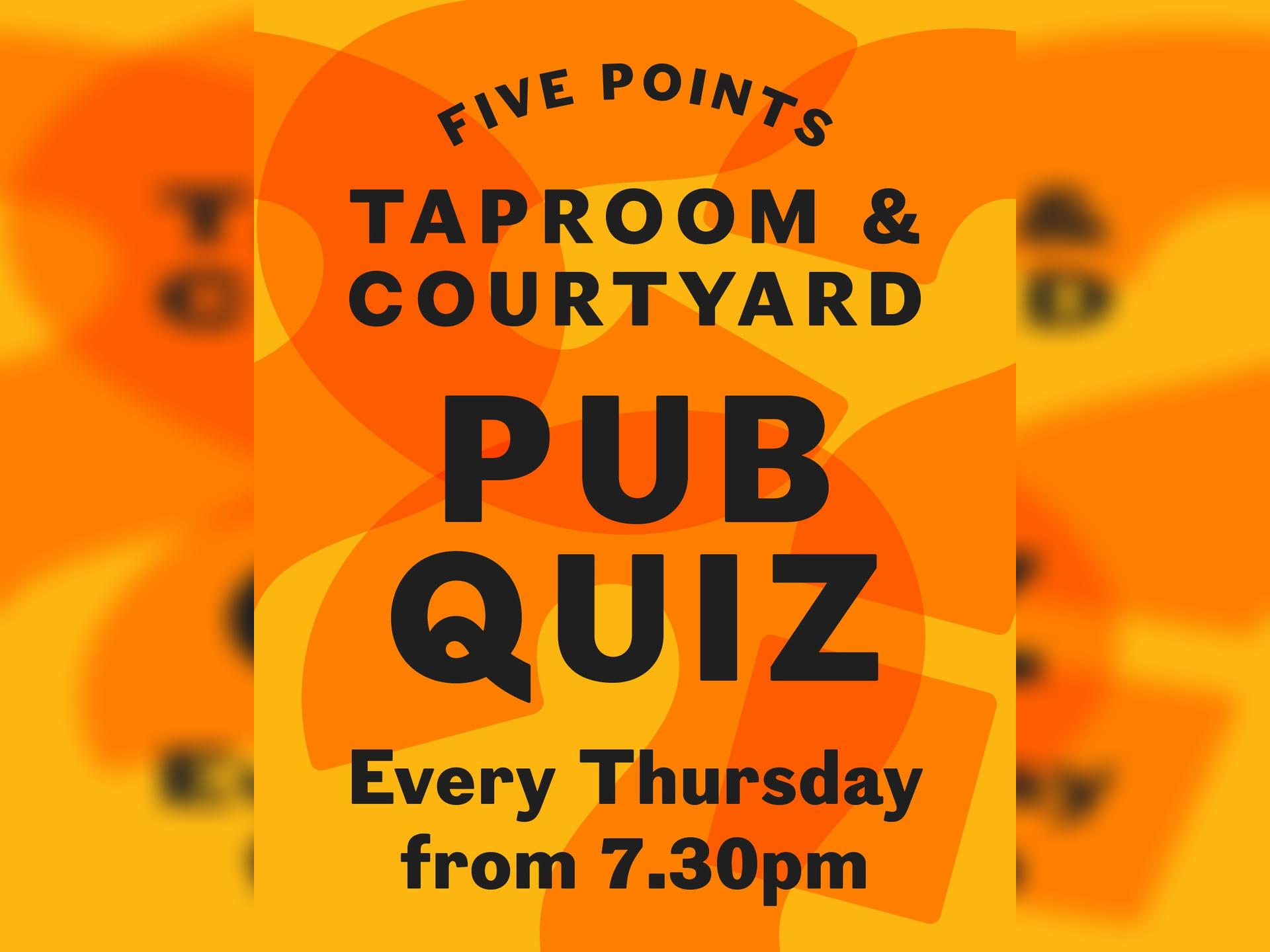 Five Points Taproom Pub Quiz