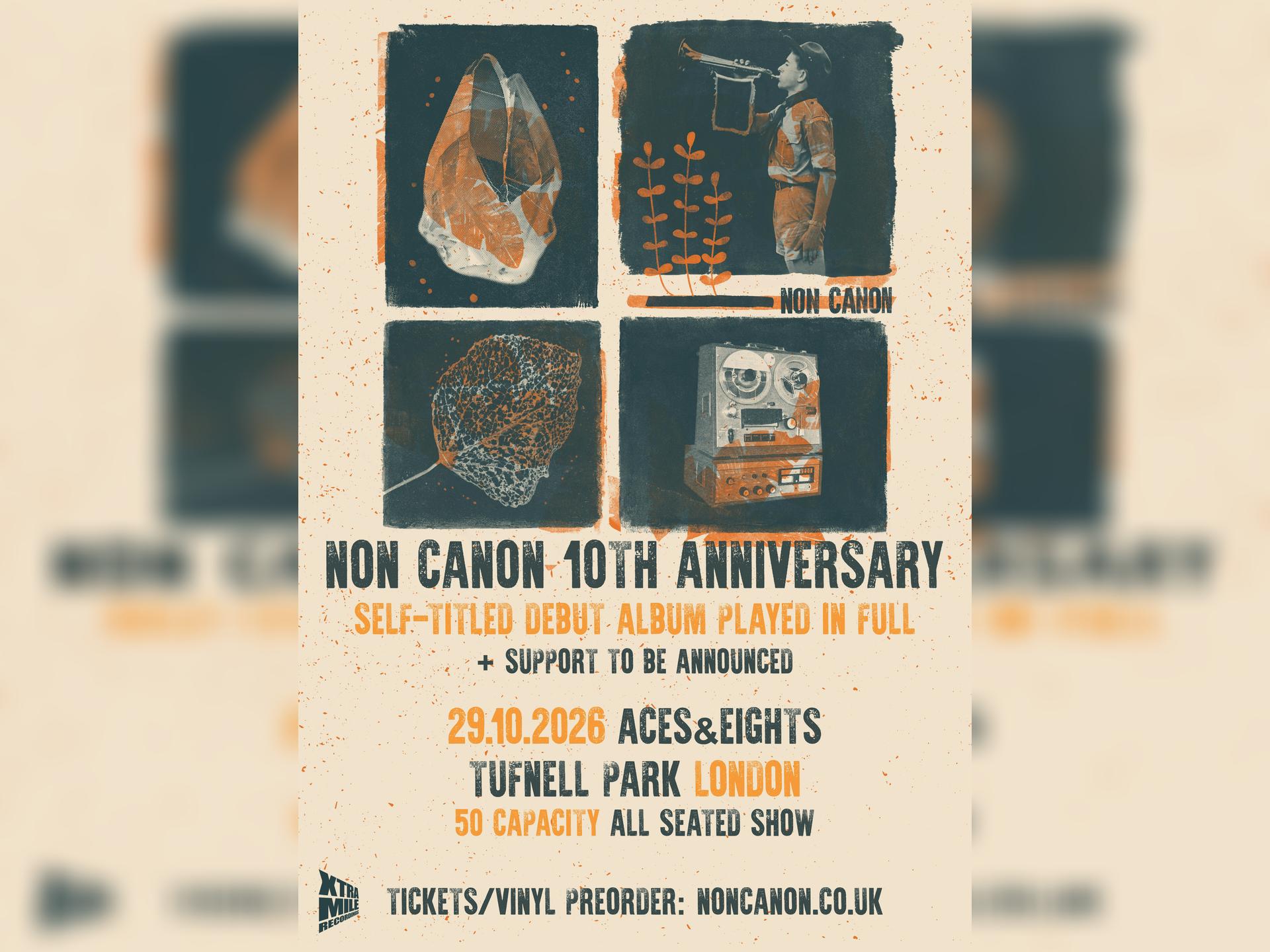 Non Canon Debut Album 10th Anniversary Seated Show