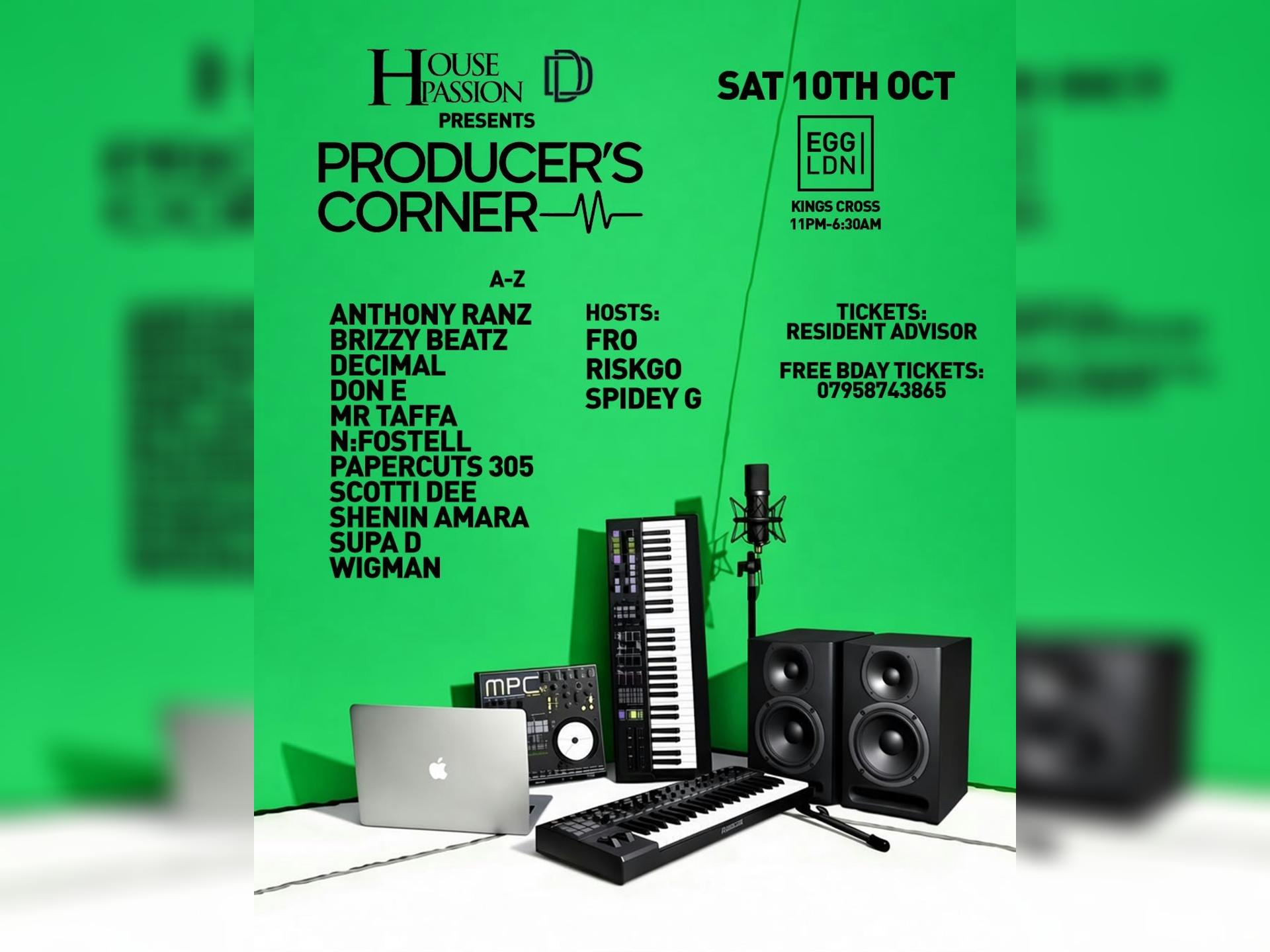 House Passion Pres: Producer's Corner