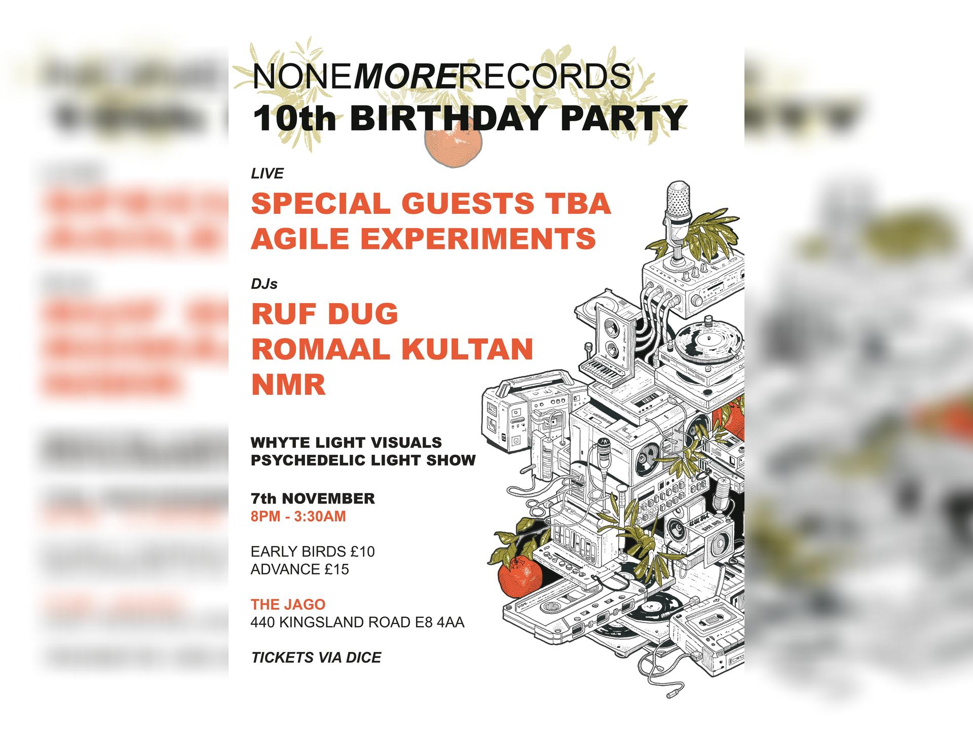 None More Records 10th Birthday Party