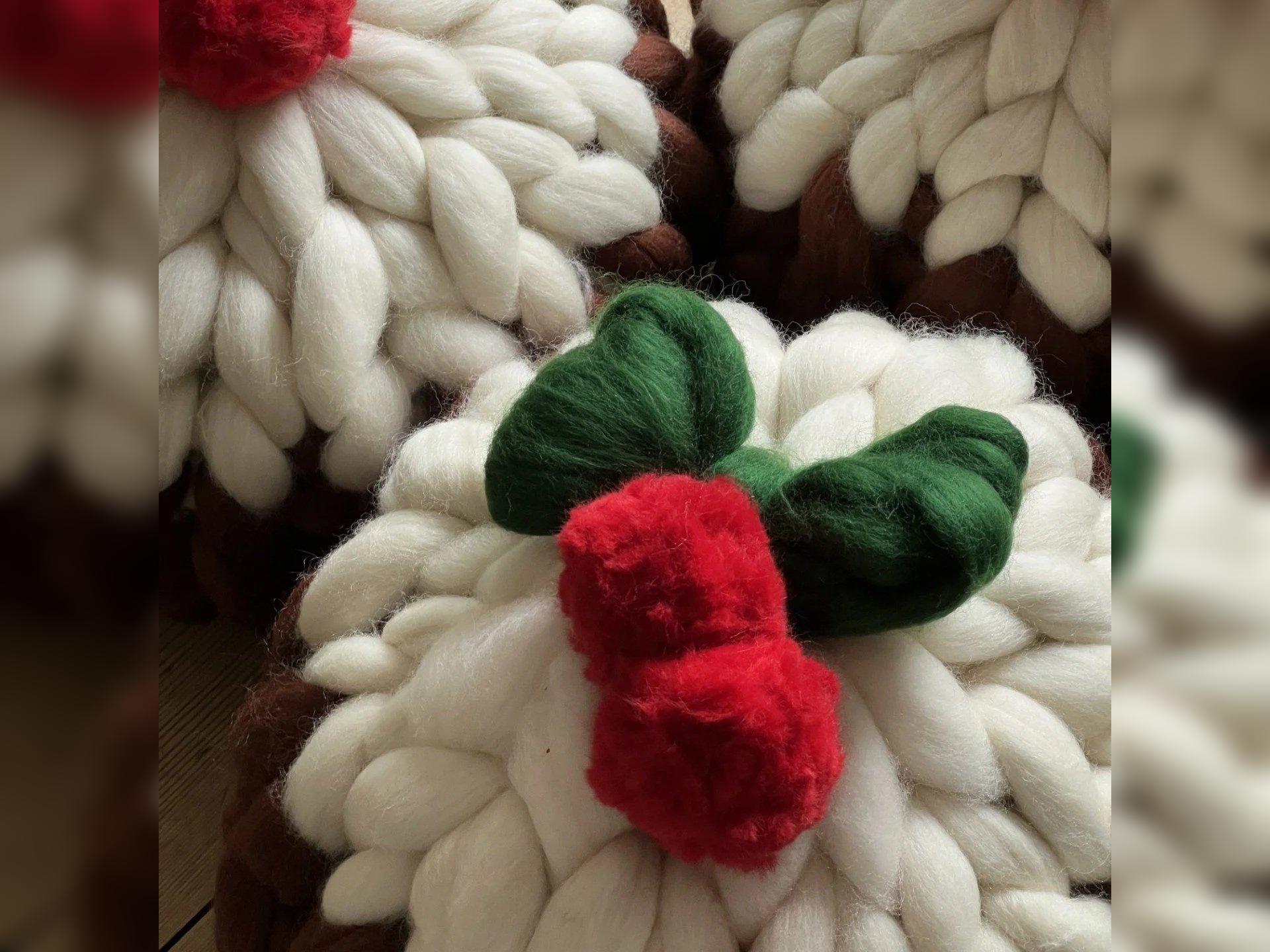 Chunky Knit Christmas Pudding Workshop