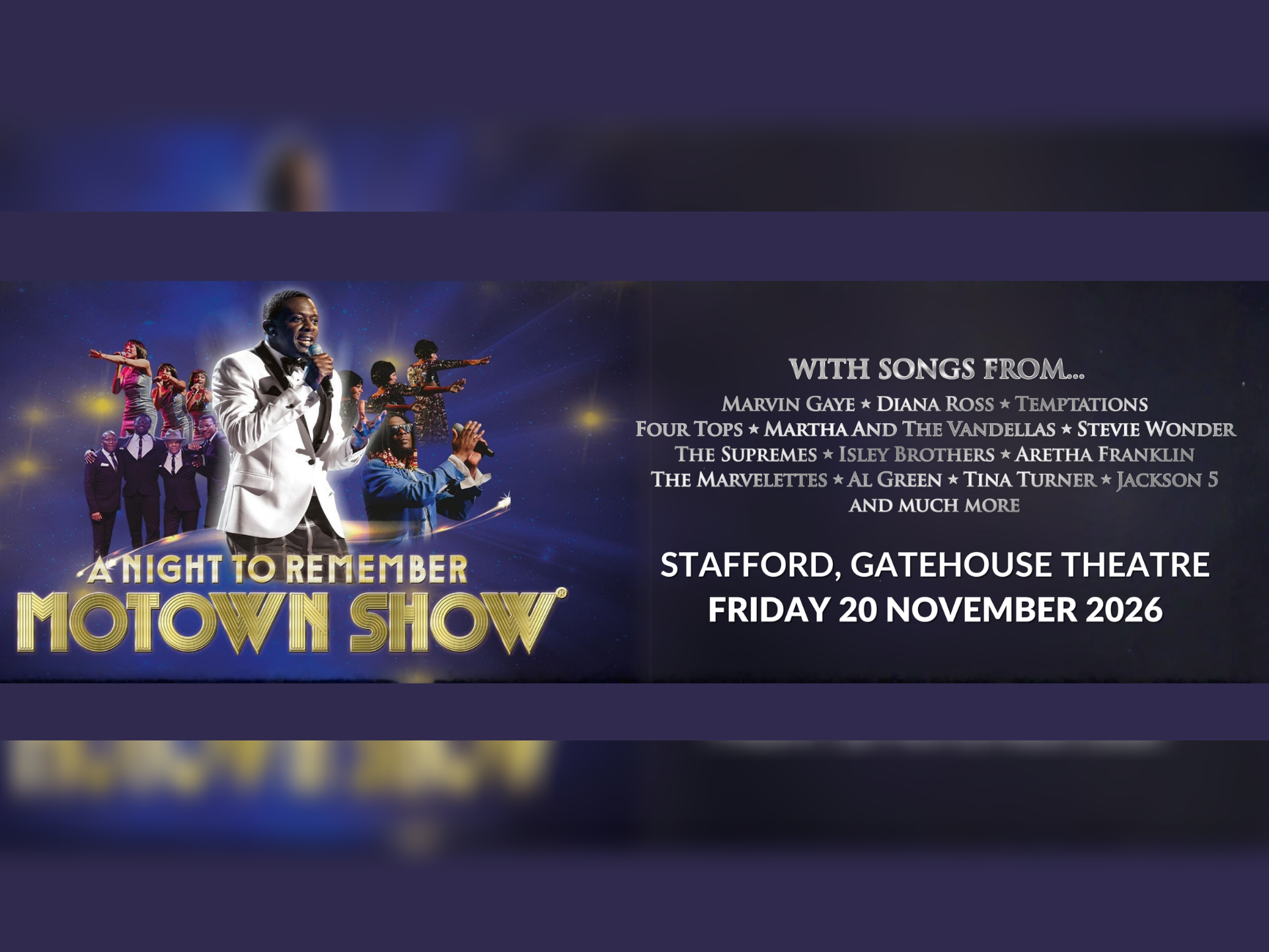 A Night To Remember Motown Show