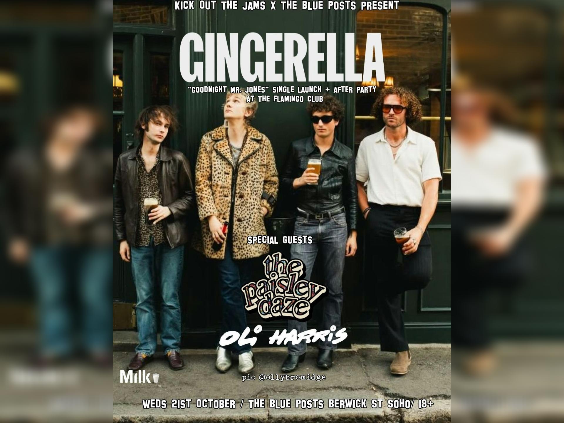 Gingerella + the Paisley Daze + Oli Harris