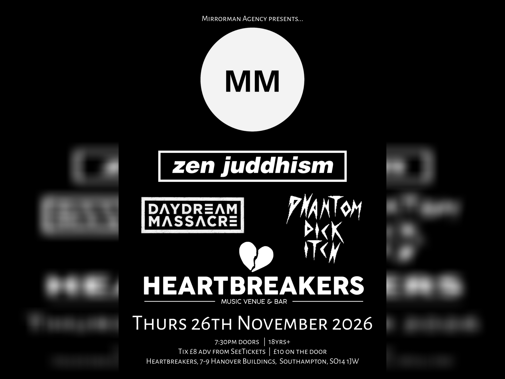 Zen Juddhism, Daydream Massacre + more