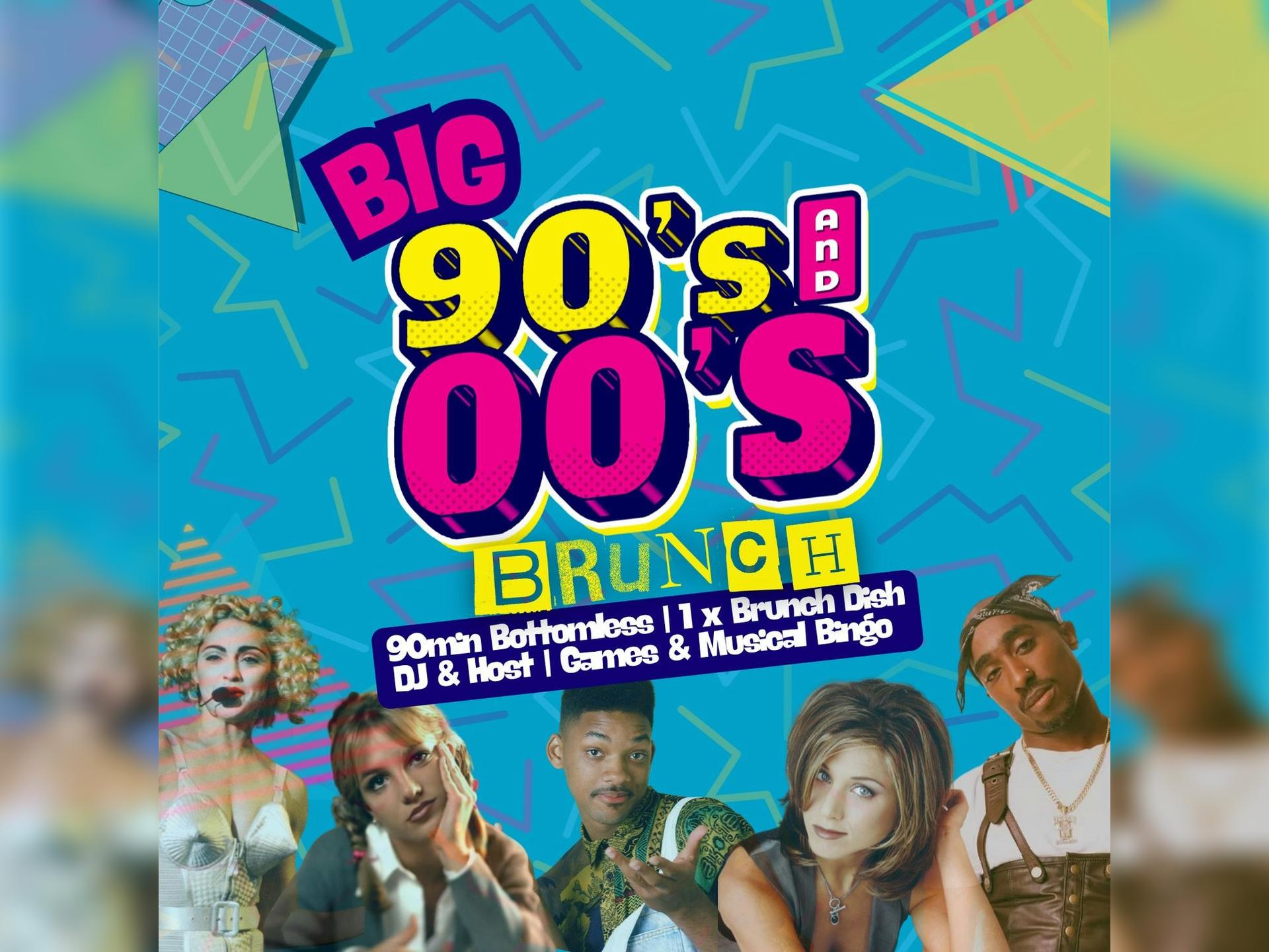 Big 90s Vs 00s Bottomless Brunch