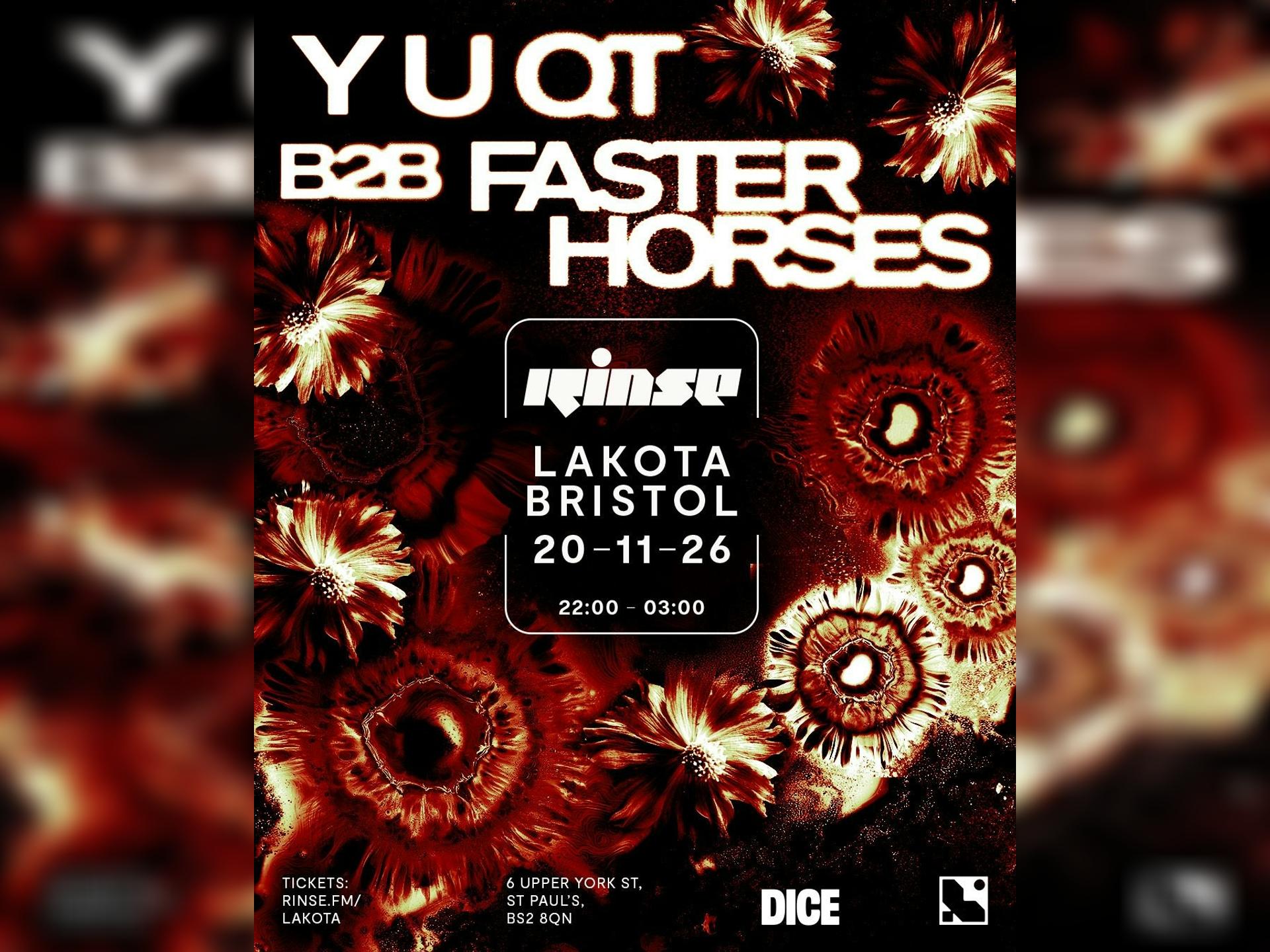 Rinse: Y U Qt B2B Faster Horses