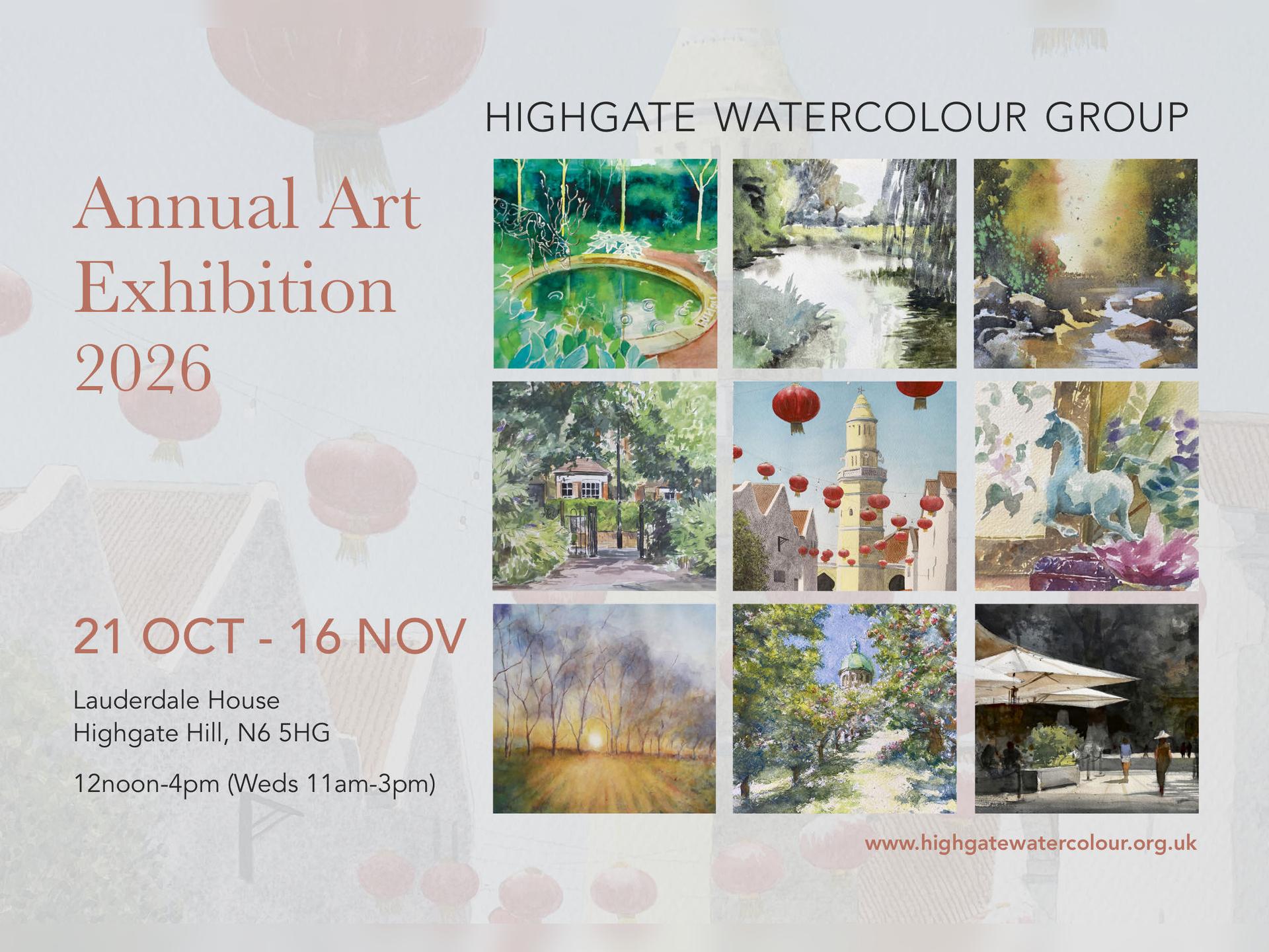 Highgate Watercolour Group Art Exhibition