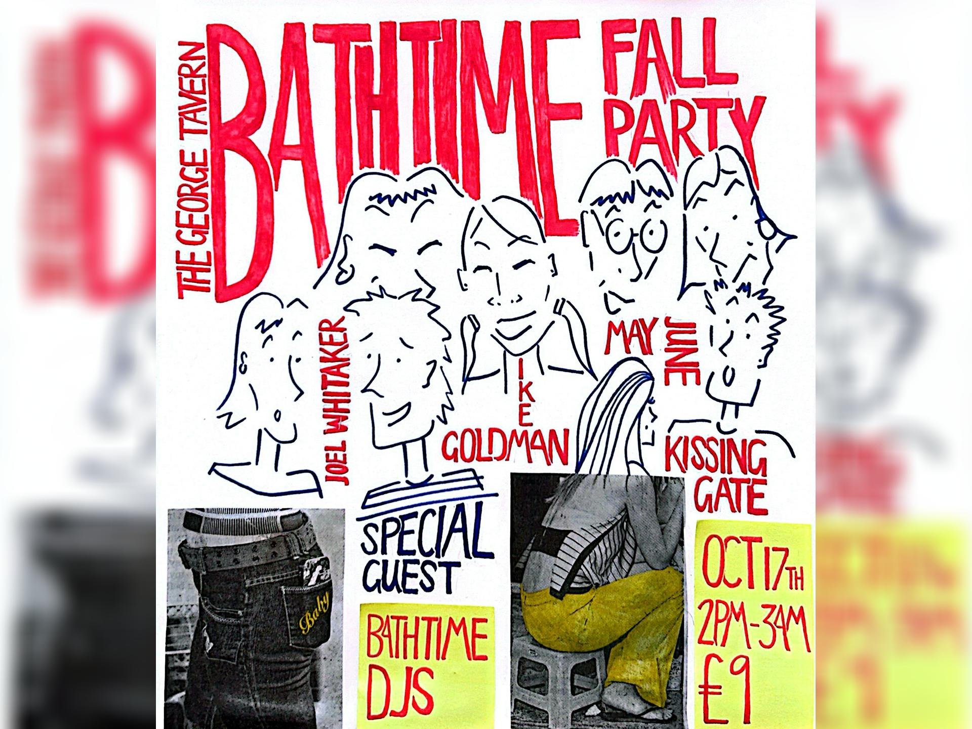 Bathtime Fall Party: Kissing Gate, Ike Goldman + More