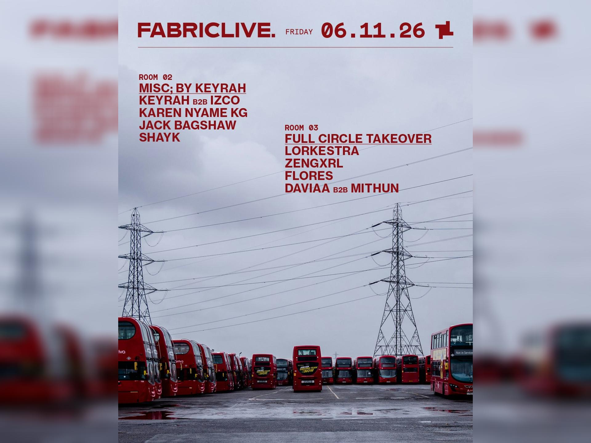 Fabriclive: Keyrah B2B Izco, Karen Nyame Kg Zengxrl, Lorkestra