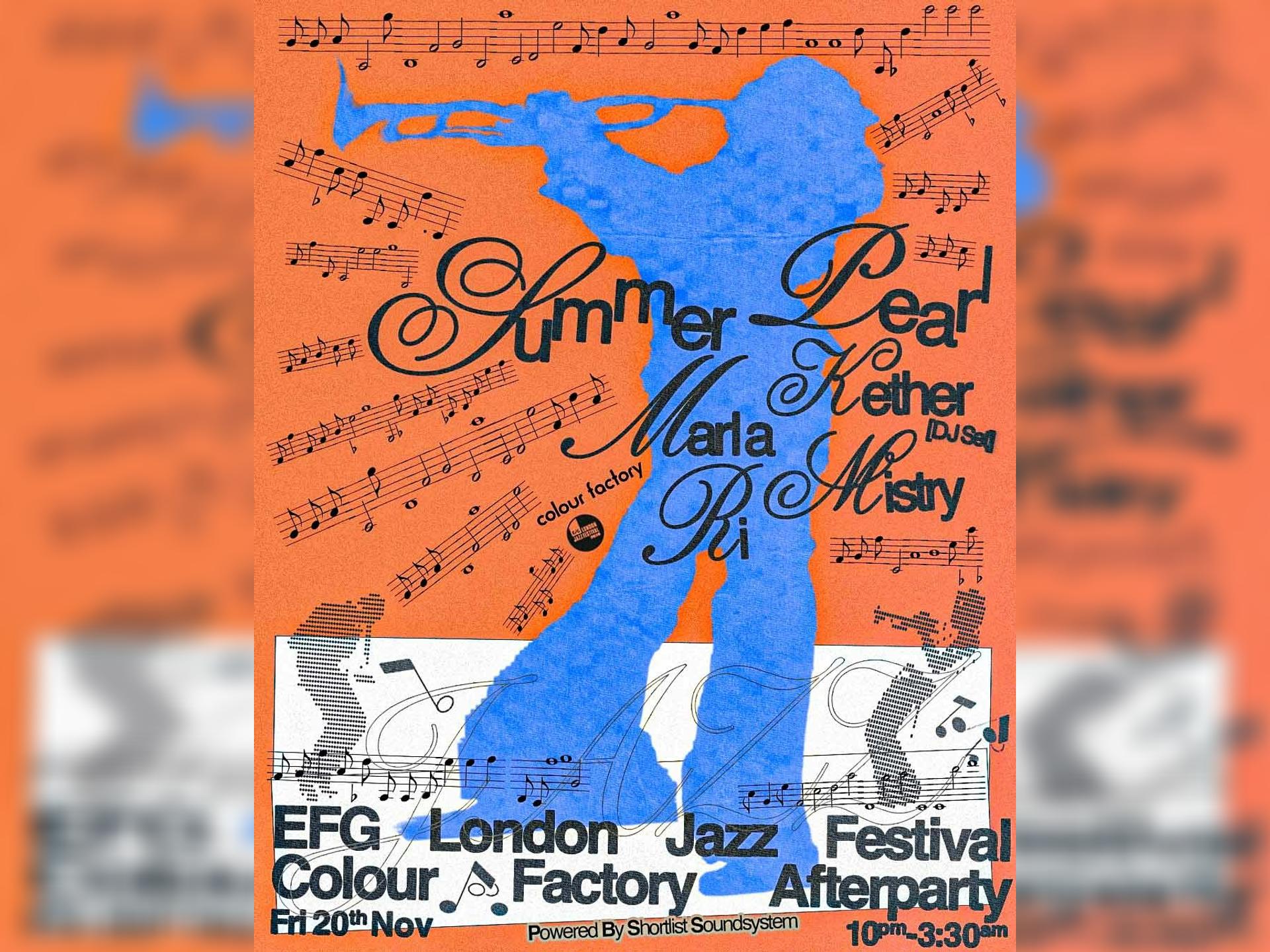 London Jazz Fest Afterparty With Summer Pearl, Marla Kether (DJ), Shortlist Sound