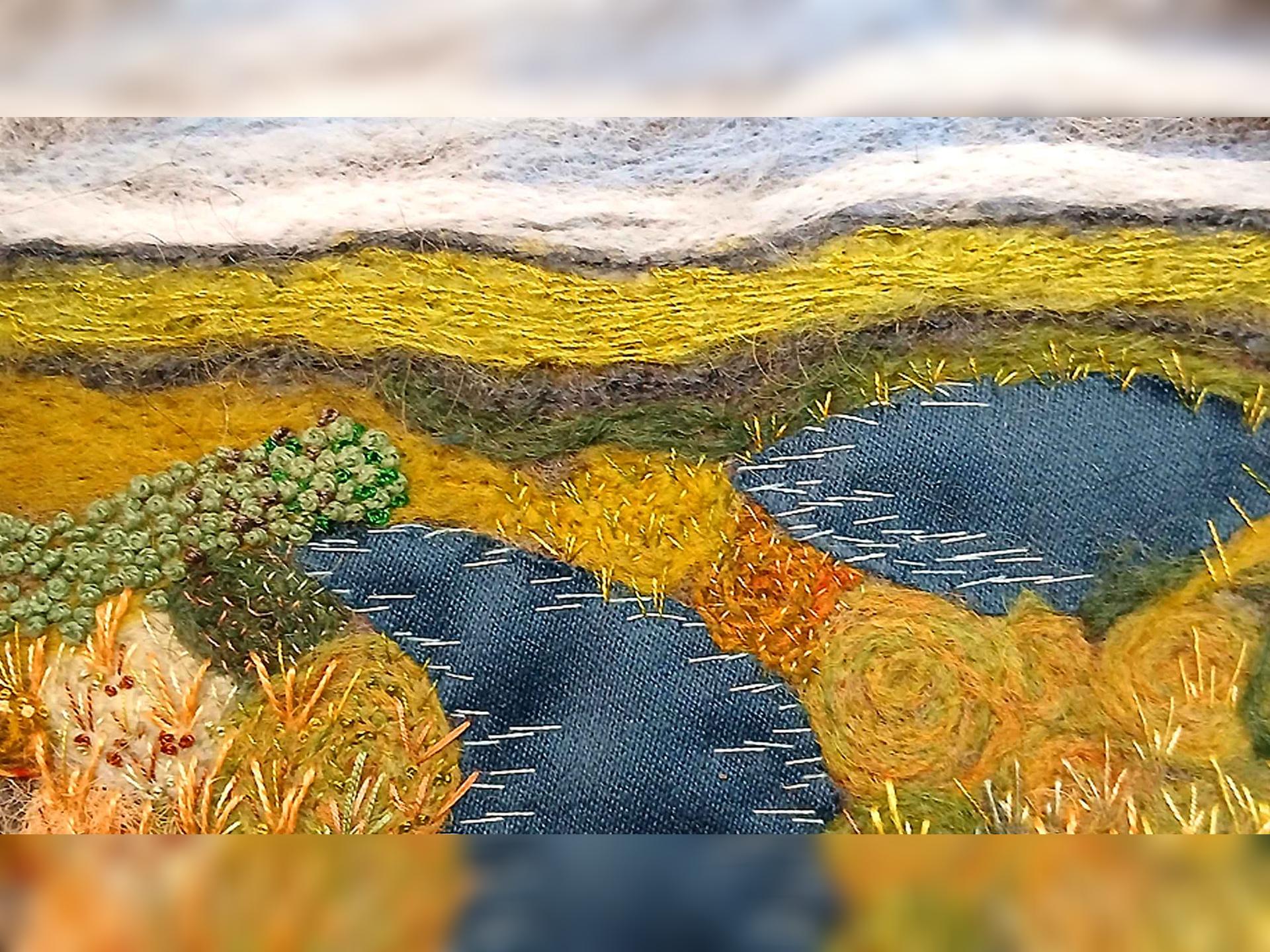 Lancashire Community Craft Project - Needle Felting & Hand Stitching Session