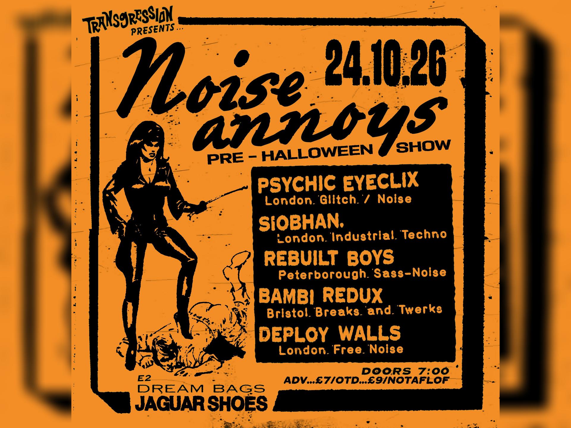 Transgression Presents: Noise Annoys 2