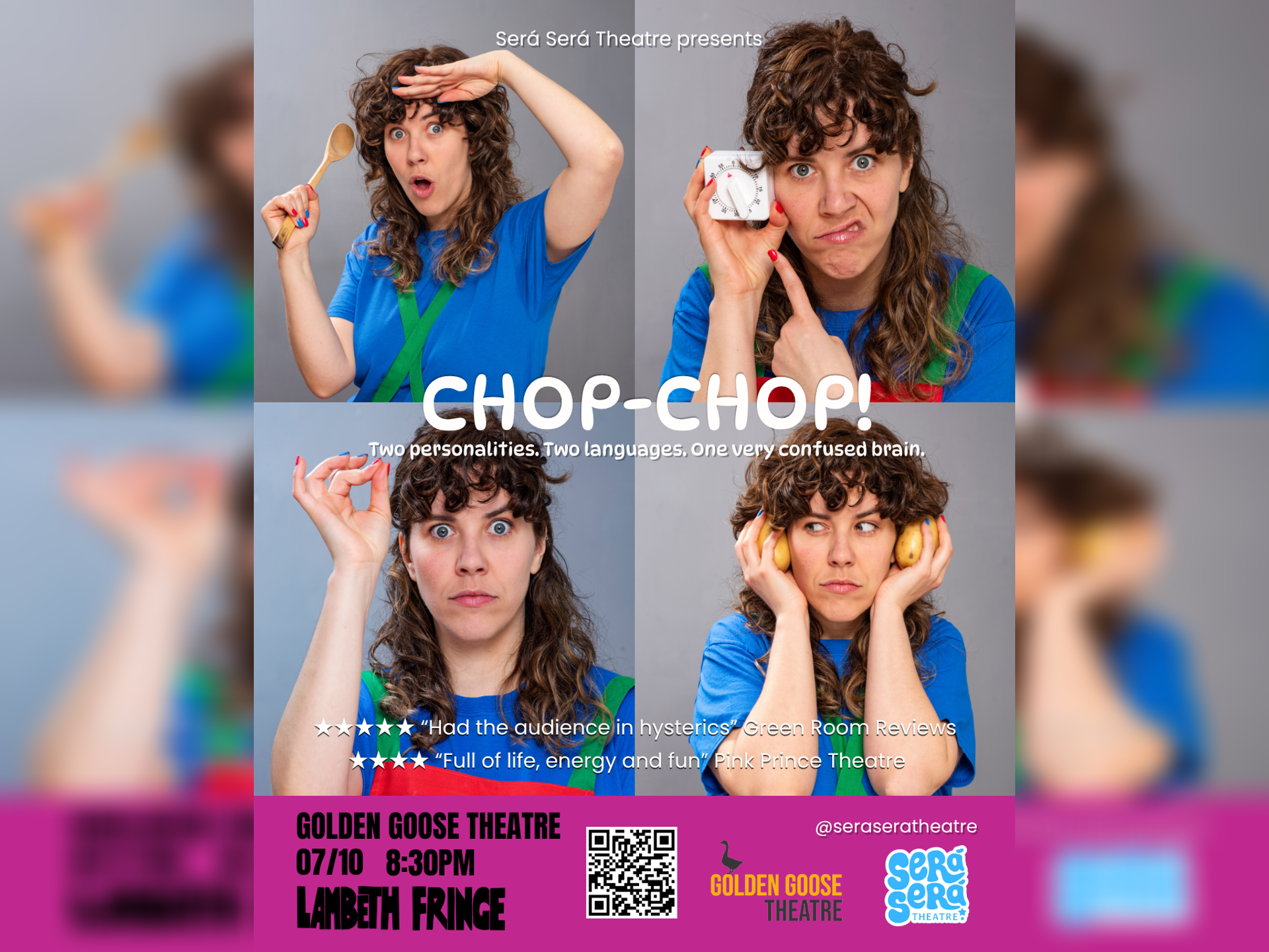 Chop-chop! Spanglish show at Lambeth Fringe
