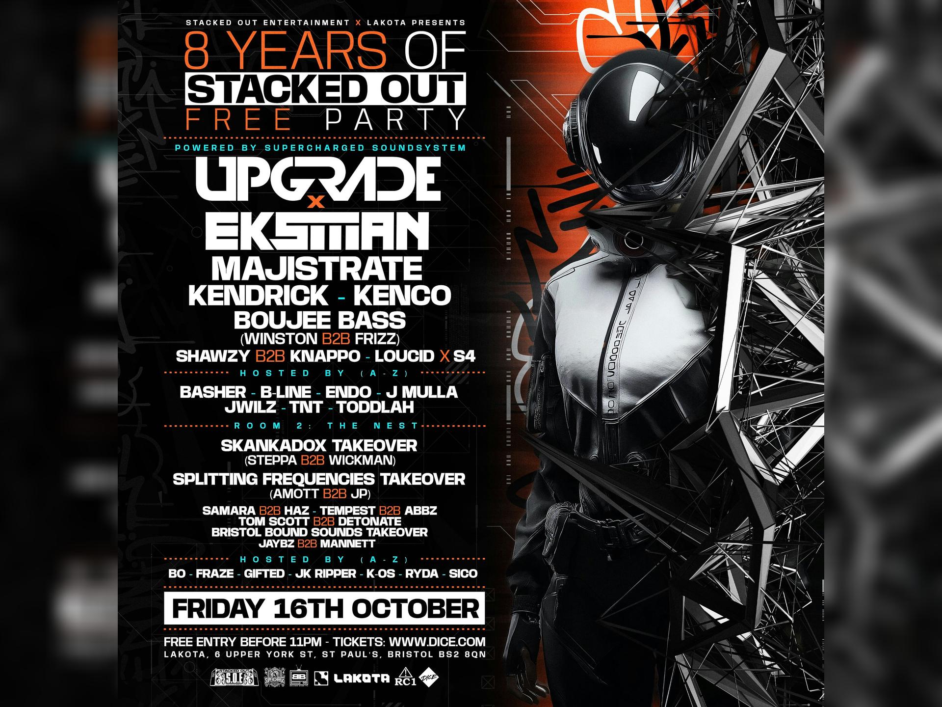 8 Years of Stacked Out Free Rave