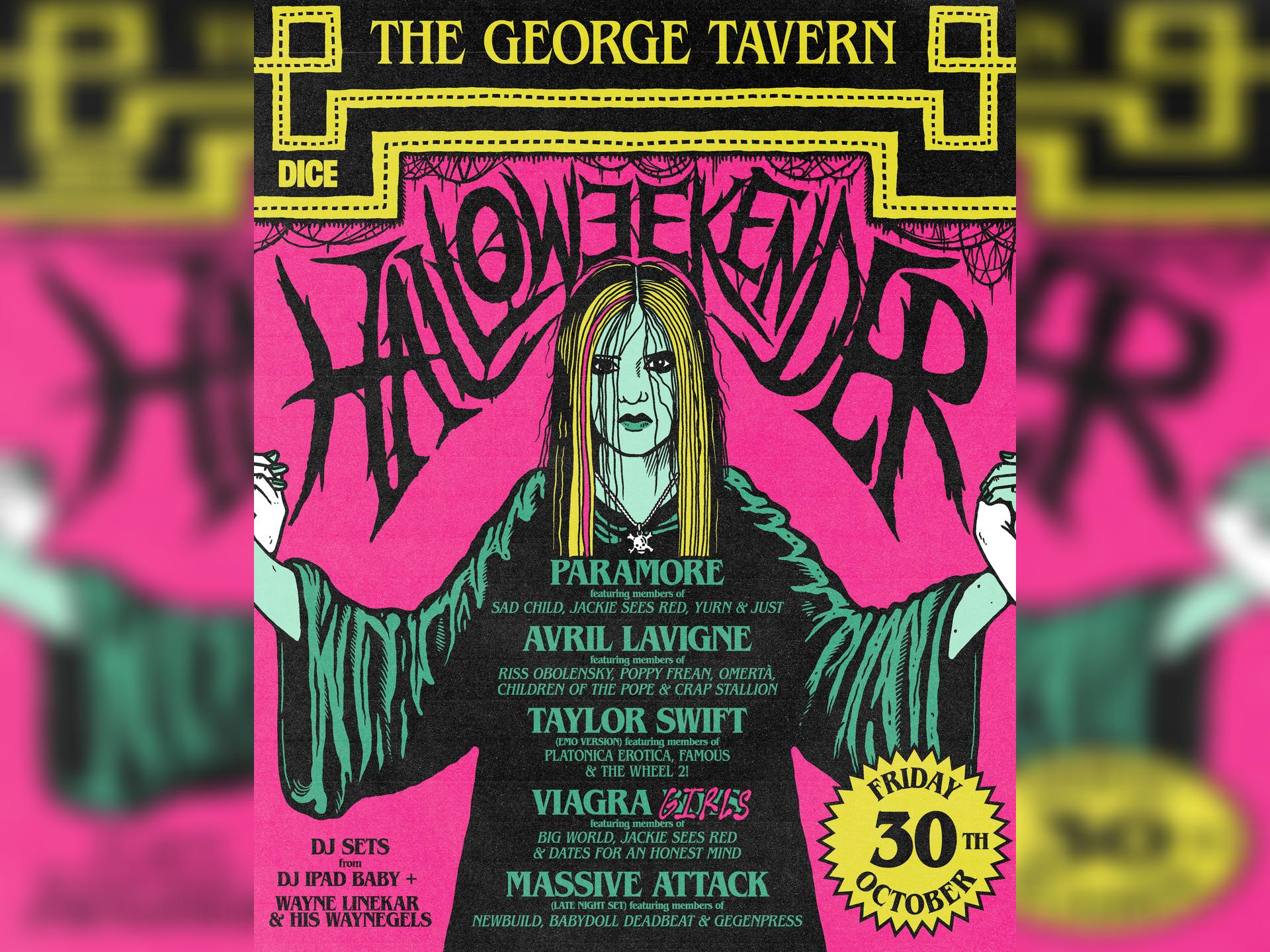 Halloweekender: Paramore / Avril Lavigne / Taylor Swift / Viagra "Girls" / Massive Attack