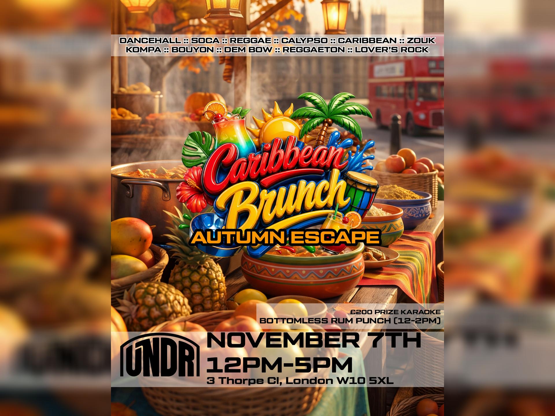 Caribbean Brunch (November) Autumn Escape