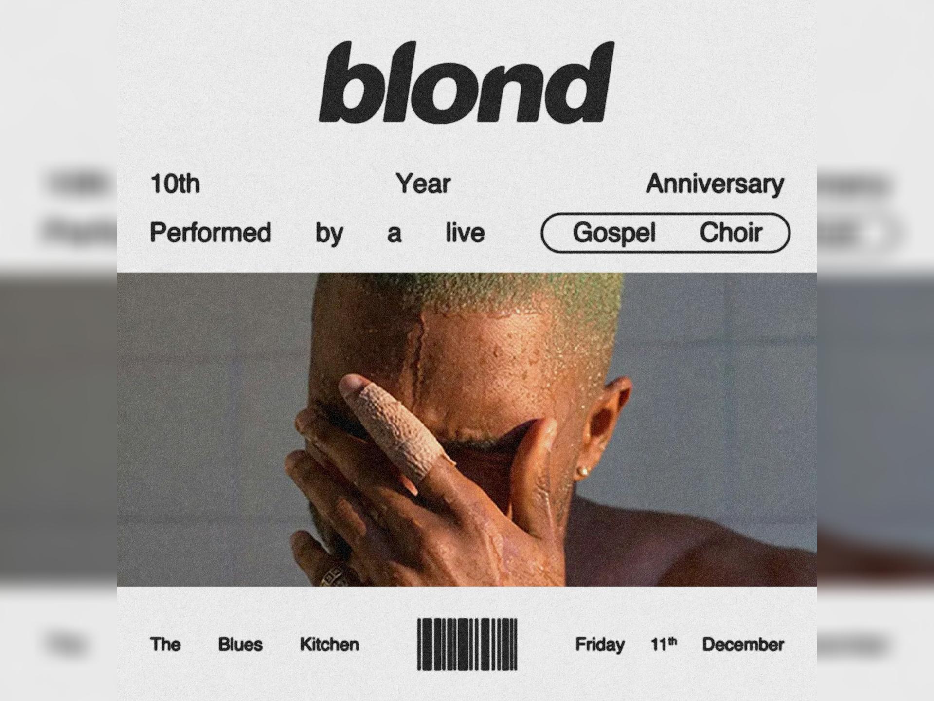 Frank Ocean: 10 Years of Blond W/ a Live Gospel Choir