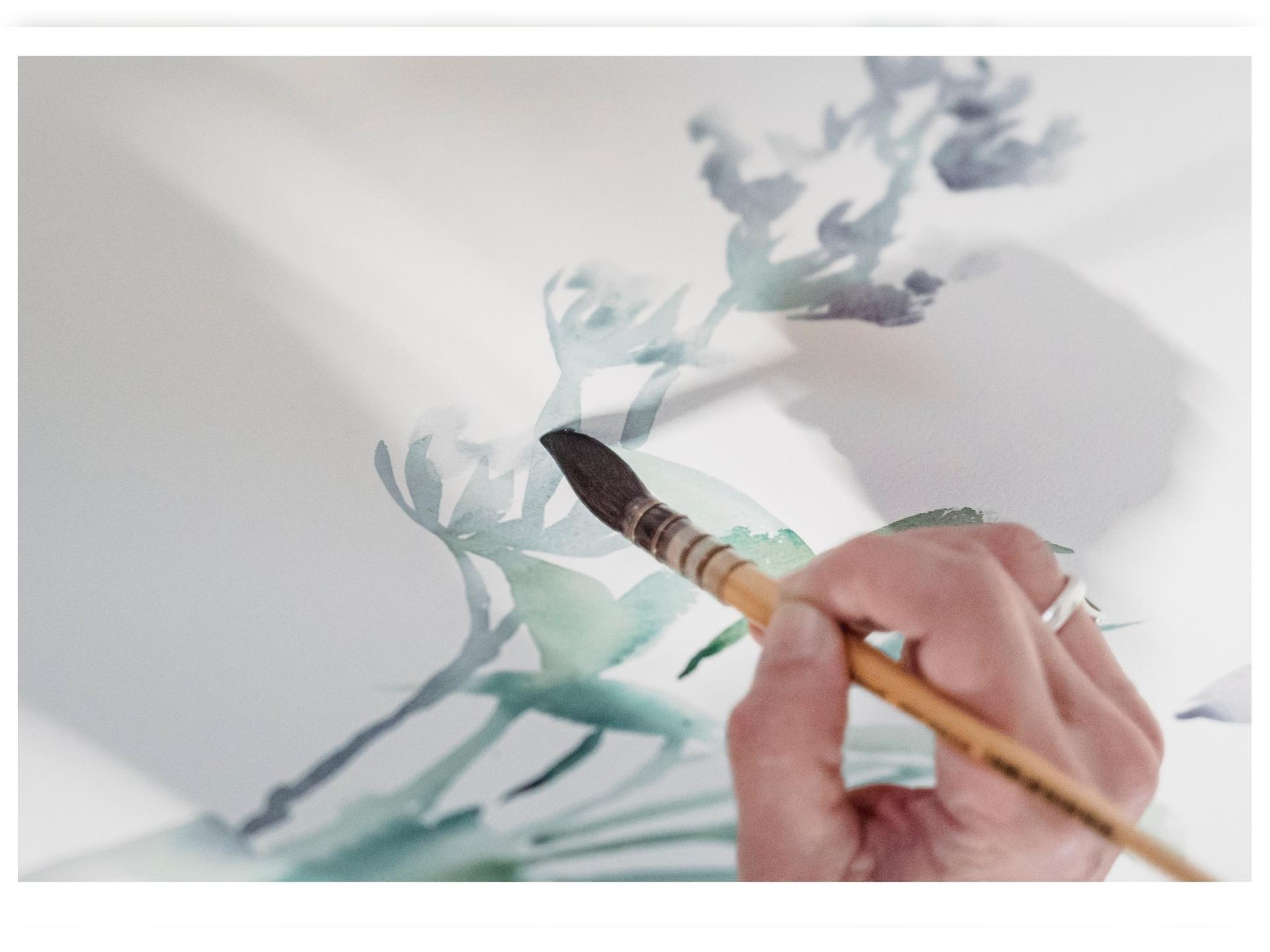 Watercolour Class: Christmas Bookmarks