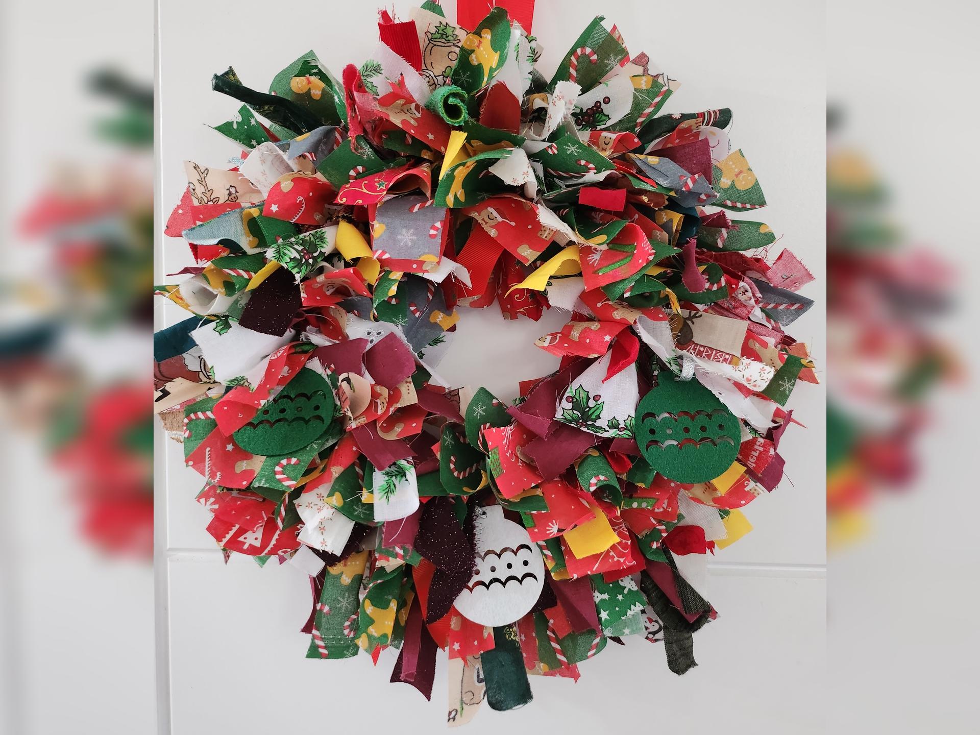 Make Your Own Rag Wreath