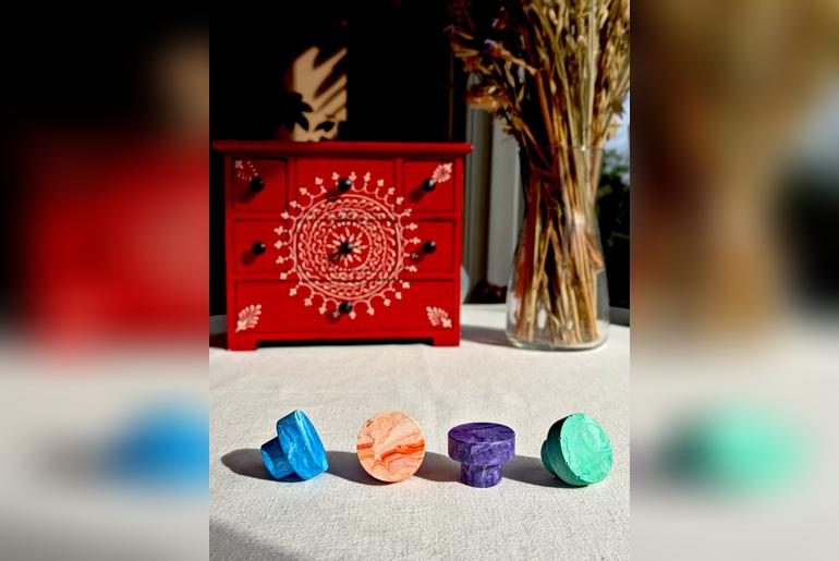 Marble Pattern Furniture Knob Handle Set Workshop