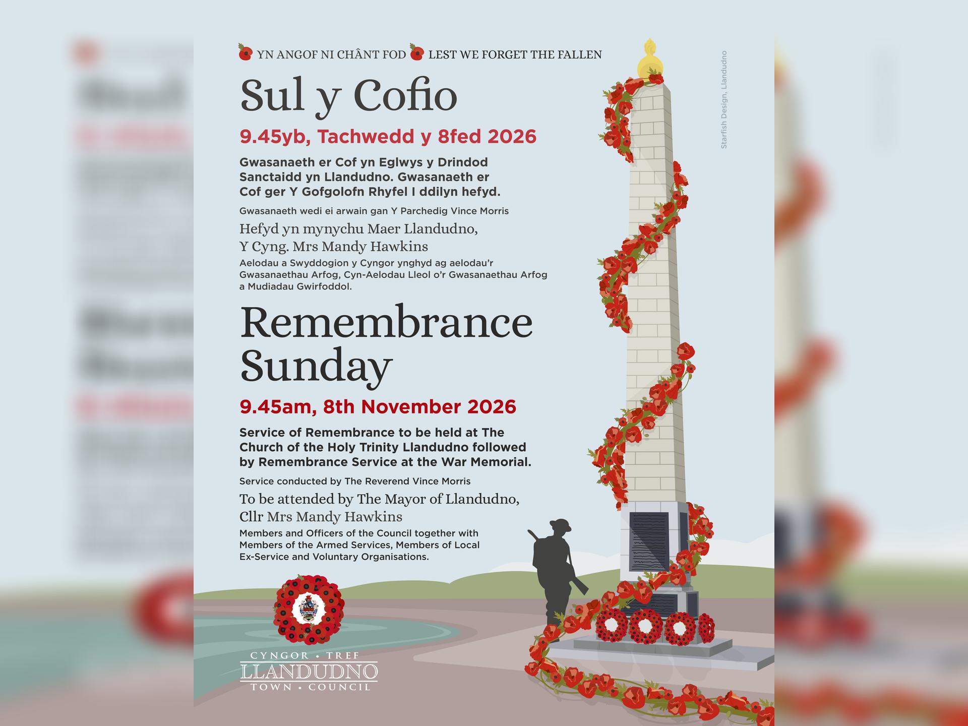 Remembrance Sunday Llandudno
