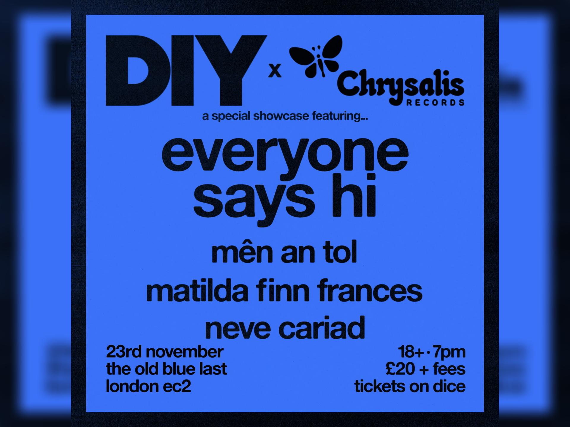 Chrysalis Records X Diy Showcase
