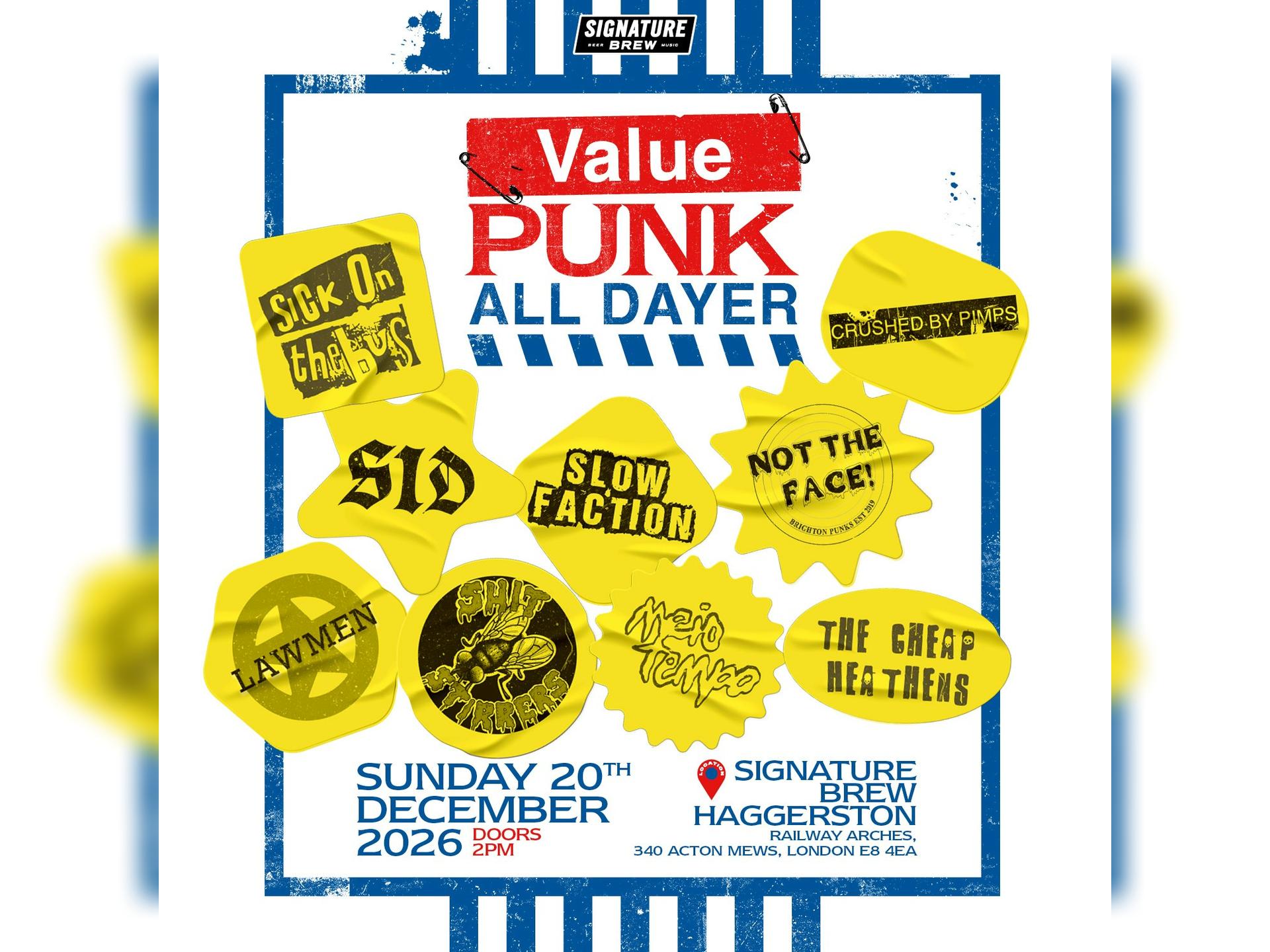 Value Punk All Dayer London
