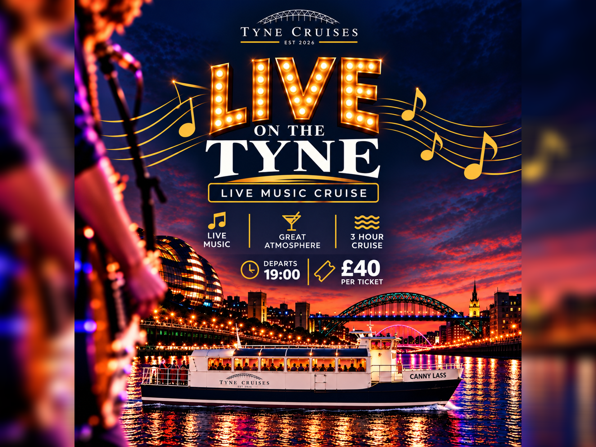 Live on the Tyne