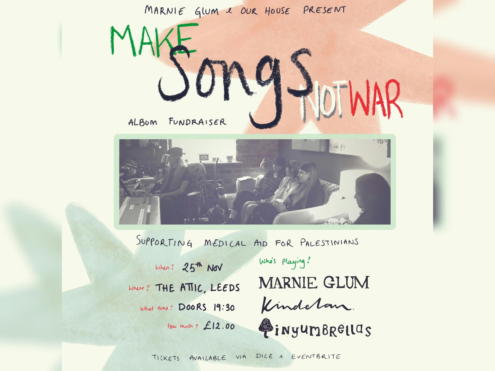 Make Songs Not War: Album Fundraiser