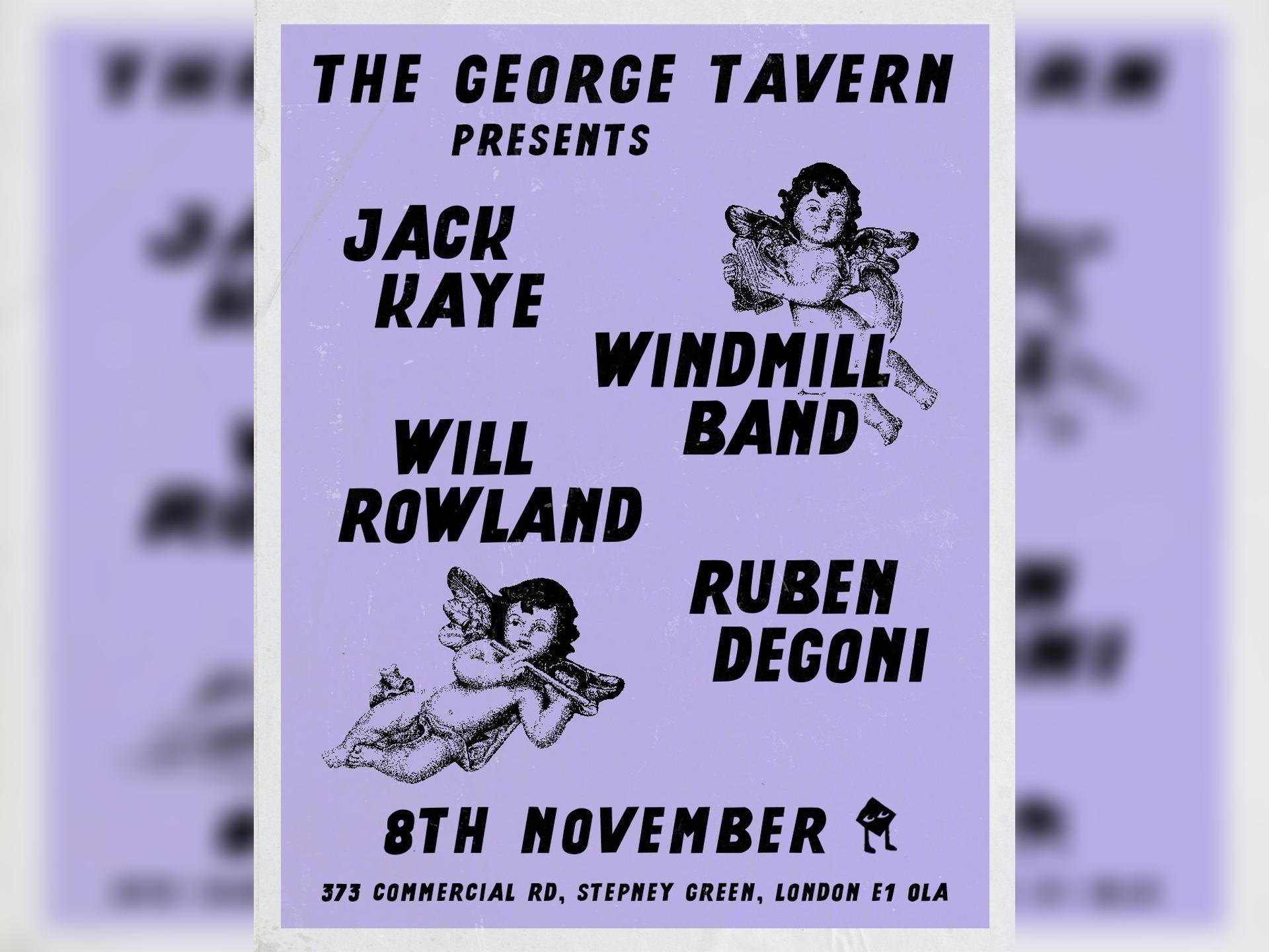 Tgt: Jack Kaye / 'Windmill Band' / Will Rowland / Ruben Degoni